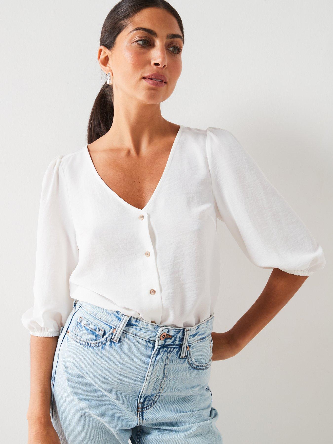Womens puff sleeve blouse hotsell