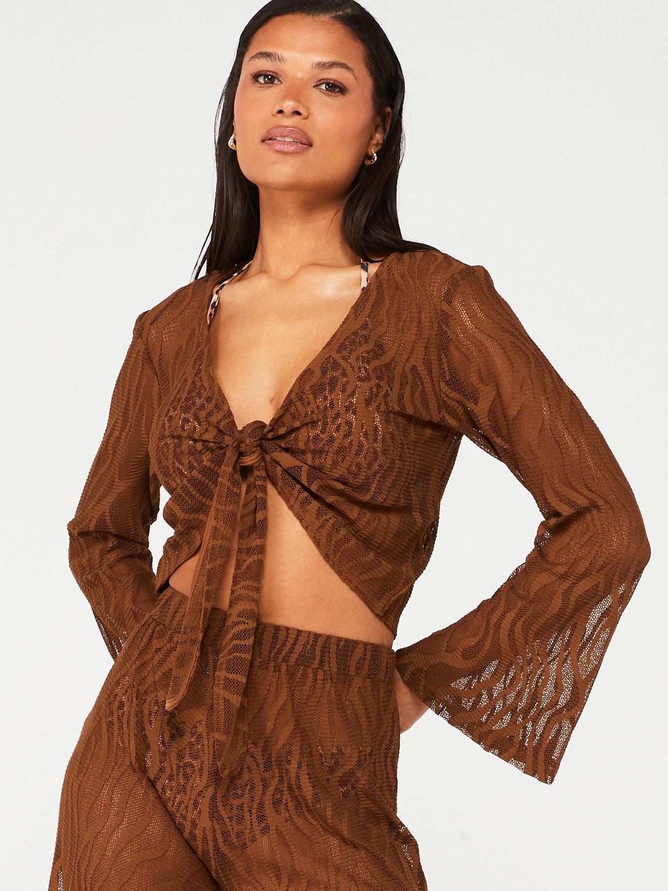 pieces-tie-front-beach-front-top-brown