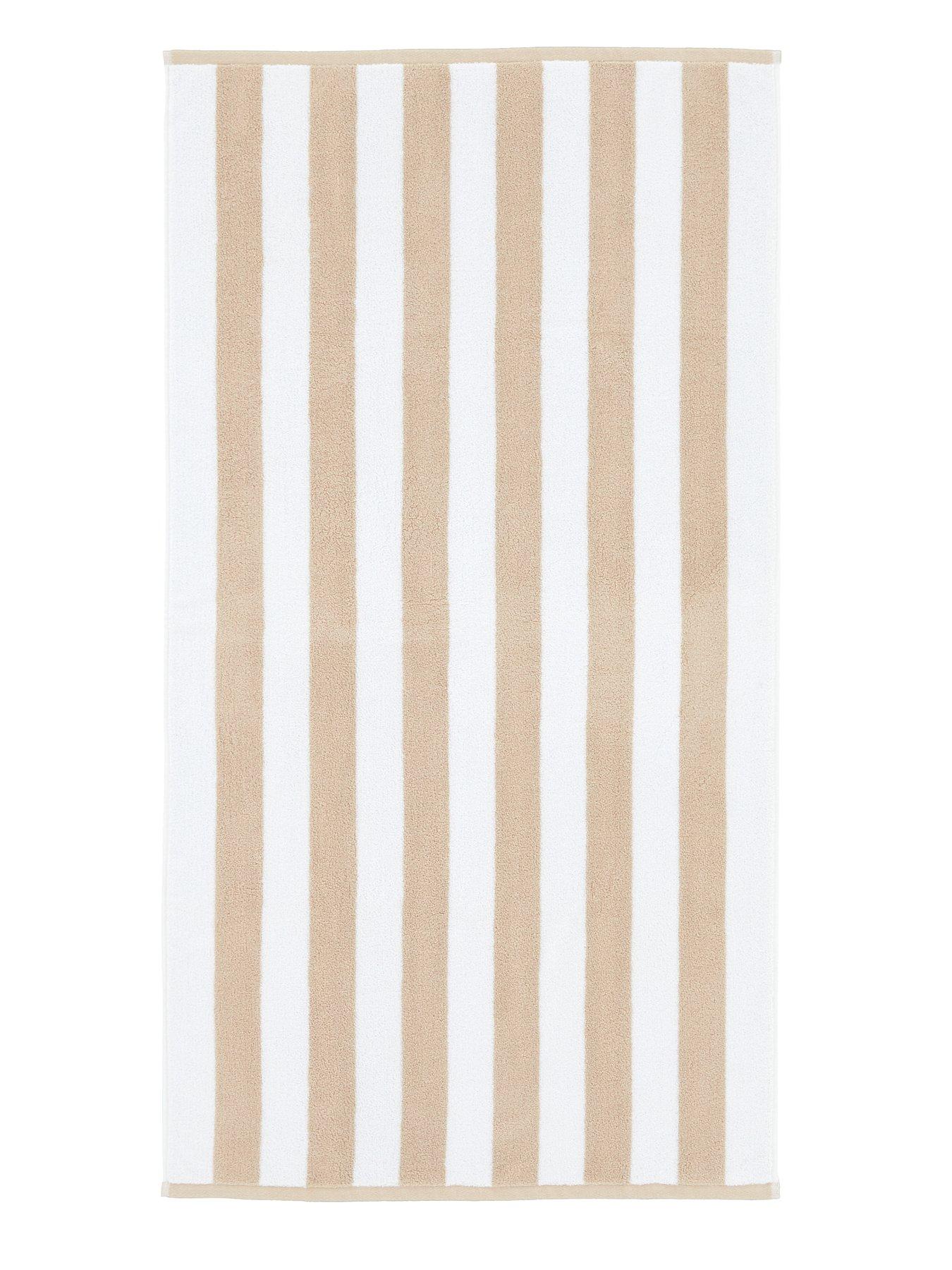 Bianca Reversible Stripe Jacquard 100% Cotton Towel Collection