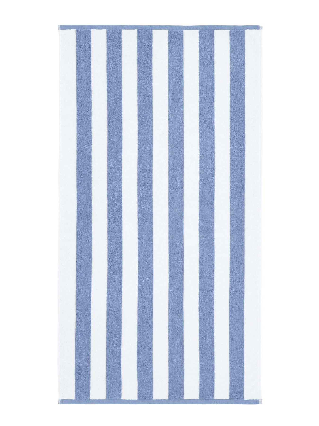 Image 2 of 5 of Bianca Reversible Stripe Jacquard 100% Cotton Towel Collection