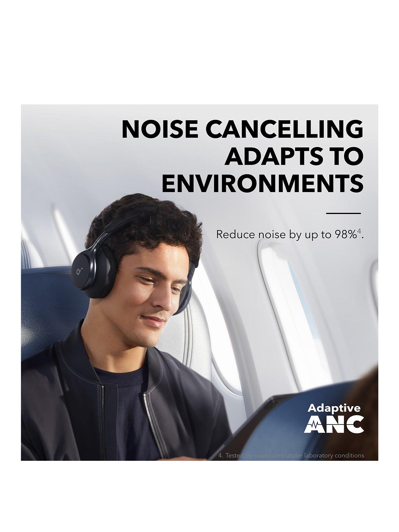 Image 3 of 8 of Soundcore by Anker- Space One - Adaptive Active Noise Cancelling On Ear Headphones
