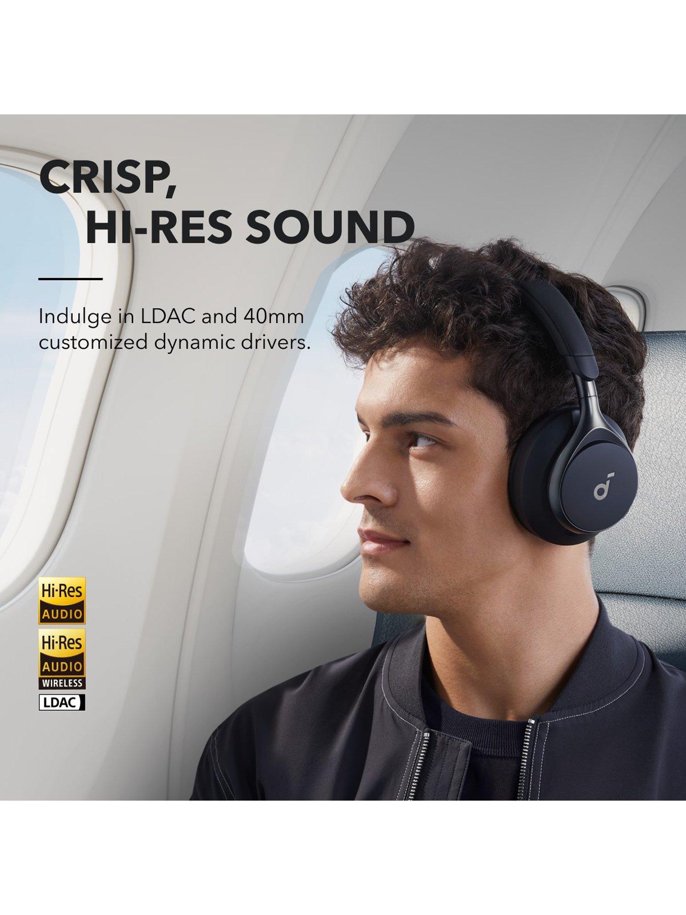 Image 4 of 8 of Soundcore by Anker- Space One - Adaptive Active Noise Cancelling On Ear Headphones