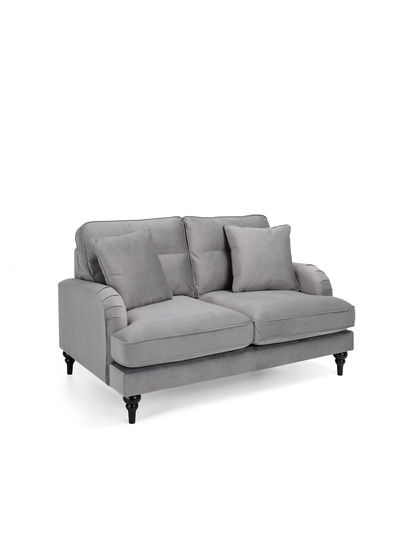 Image 3 of 7 of The Very Collection Victoria 2 Seater Fabric&nbsp;Sofa - Grey&nbsp;- FSC&reg; Certified