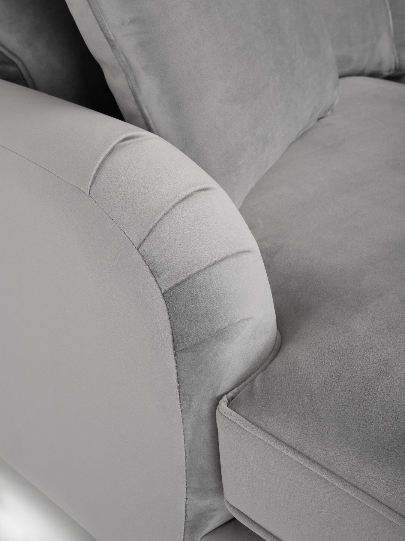 Image 5 of 7 of The Very Collection Victoria 2 Seater Fabric&nbsp;Sofa - Grey&nbsp;- FSC&reg; Certified