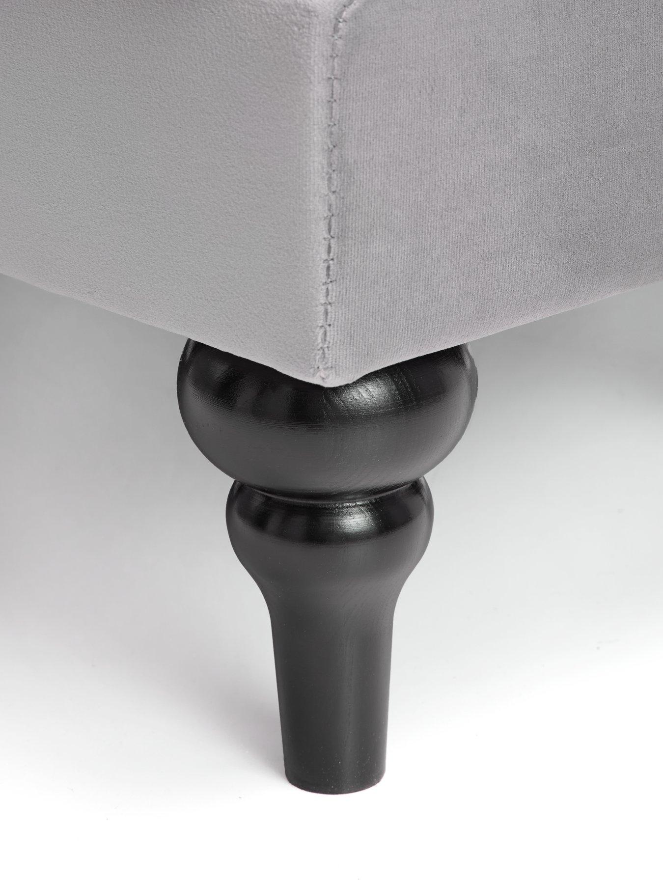 Image 4 of 7 of The Very Collection Victoria Fabric&nbsp;Armchair - Grey&nbsp;- FSC&reg; Certified