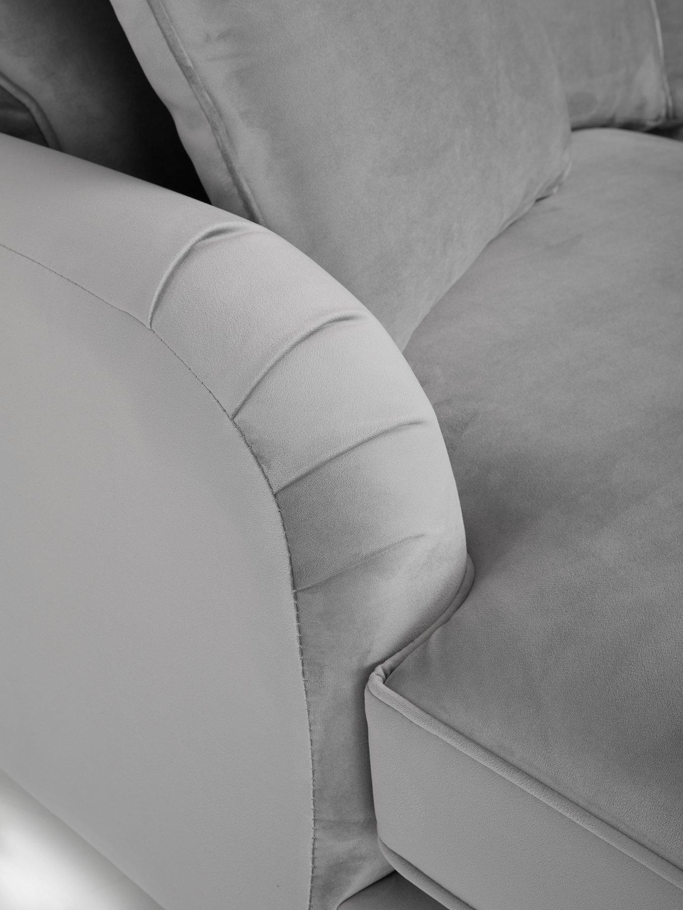 Image 5 of 7 of The Very Collection Victoria Fabric&nbsp;Armchair - Grey&nbsp;- FSC&reg; Certified