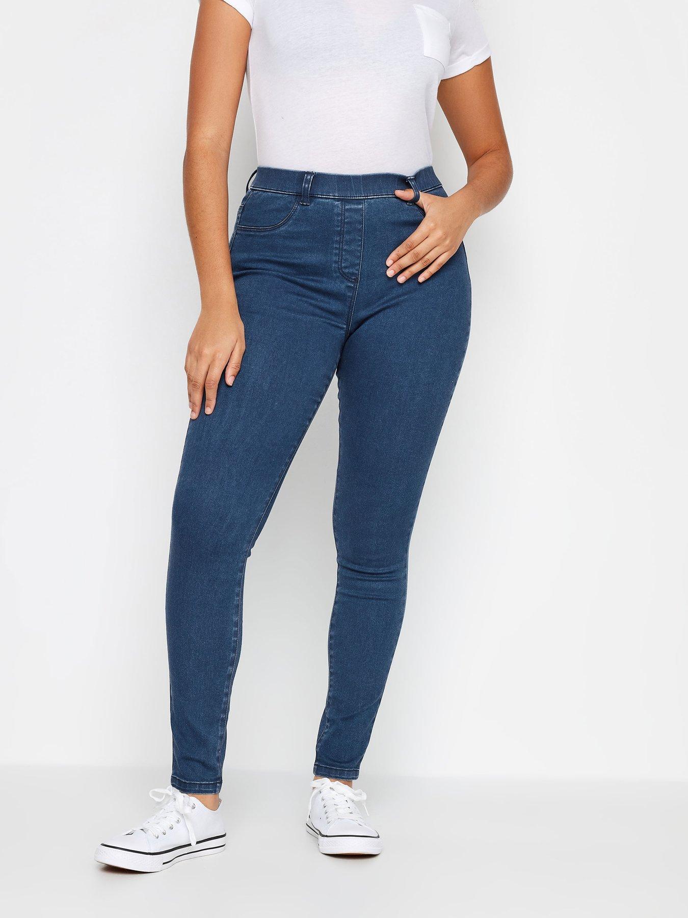 Spanx Distressed Skinny Jeans - Leggings from  UK