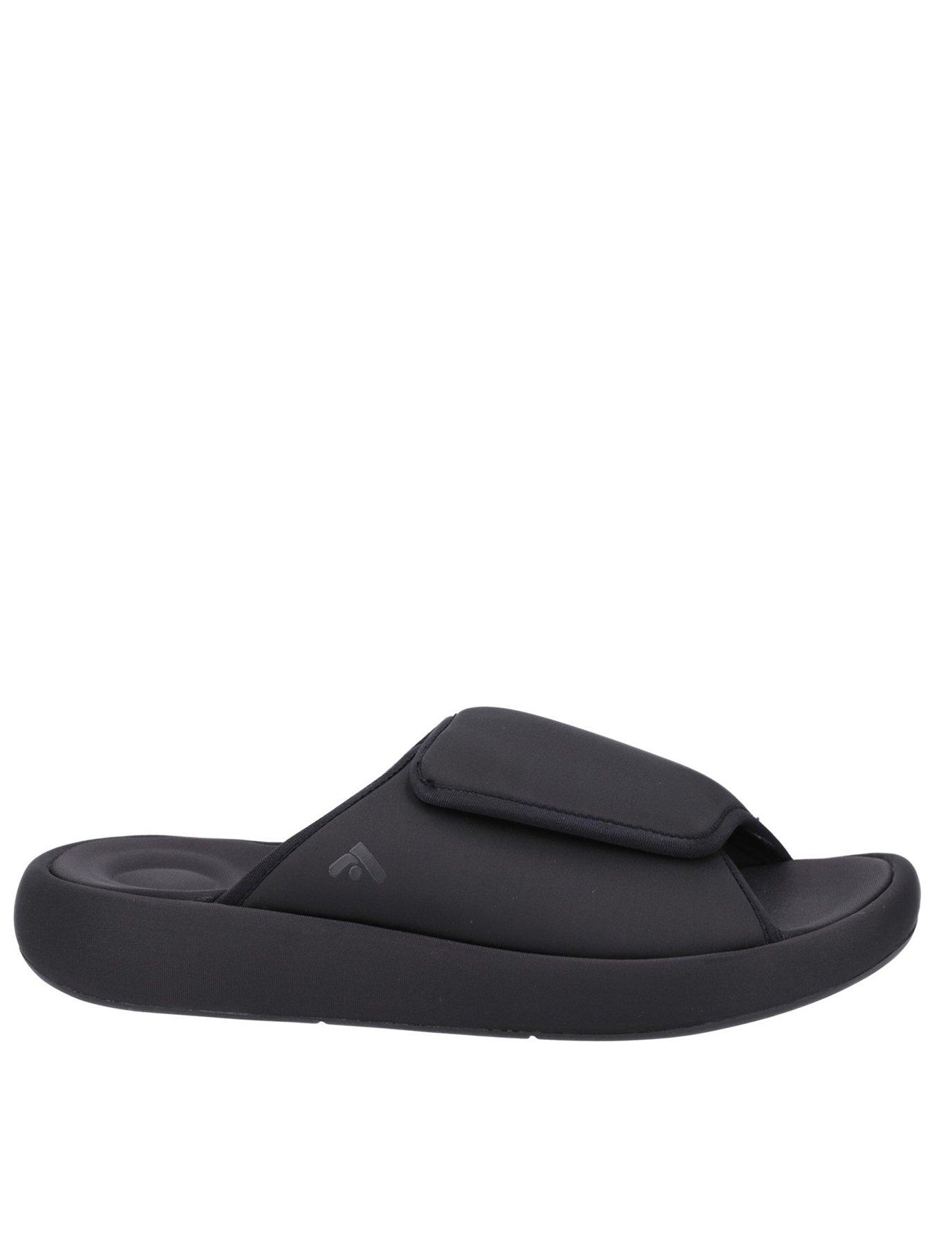 FitFlop Fitflop Iqushion City Water Resistant Slider - Black | Very.co.uk