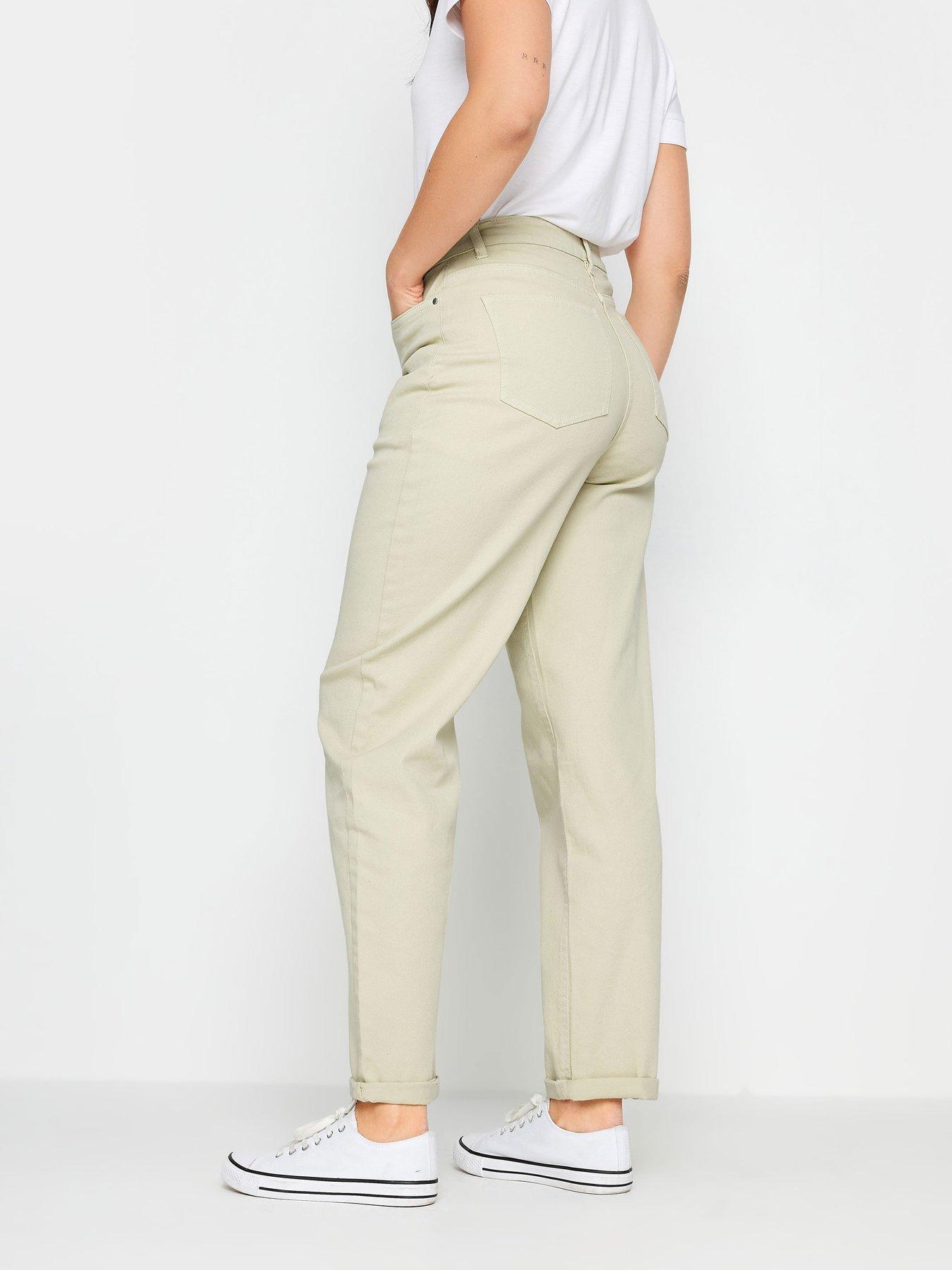 Long Tall Sally Tall Ecru Mom Jean Very
