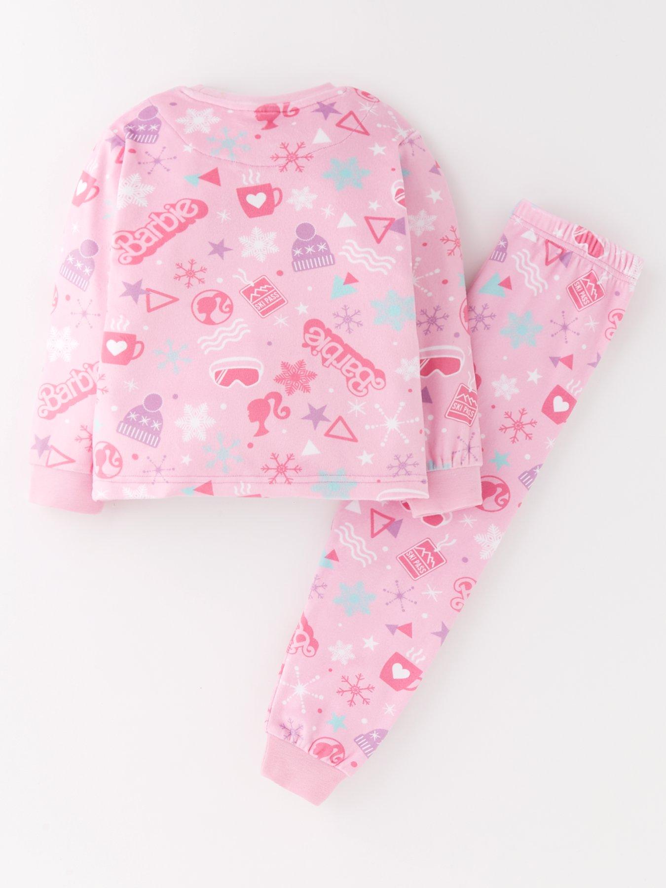 Image 3 of 5 of Barbie Girls Barbie Family Christmas Pyjama - Pink