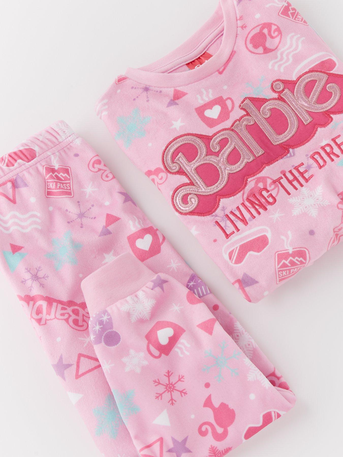 Image 4 of 5 of Barbie Girls Barbie Family Christmas Pyjama - Pink