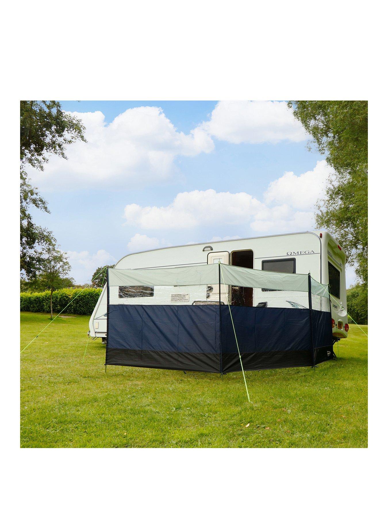 undefined 500cm x 140cm Polyester Wind Break - Charcoal