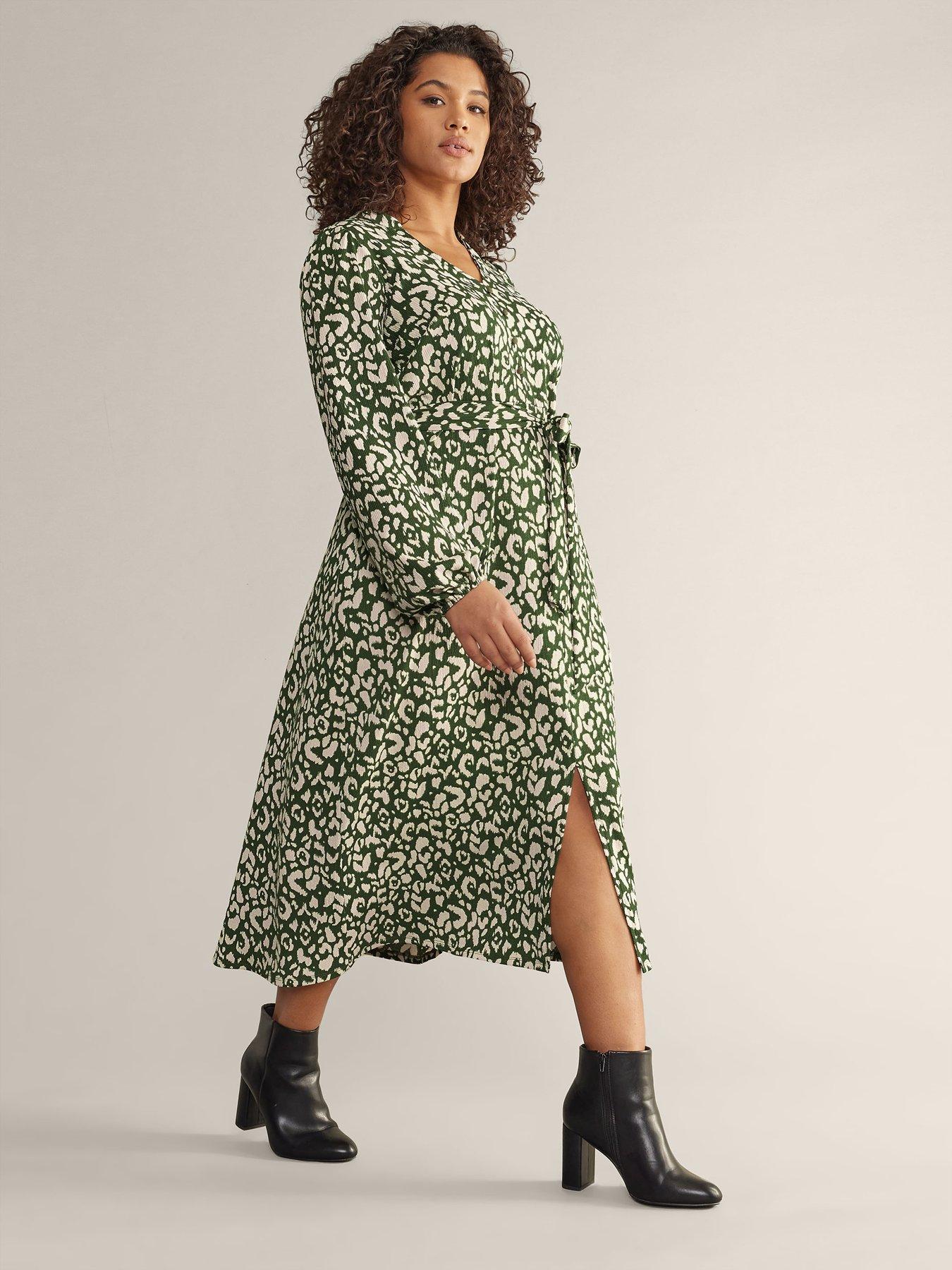 Evans leopard hot sale print dress