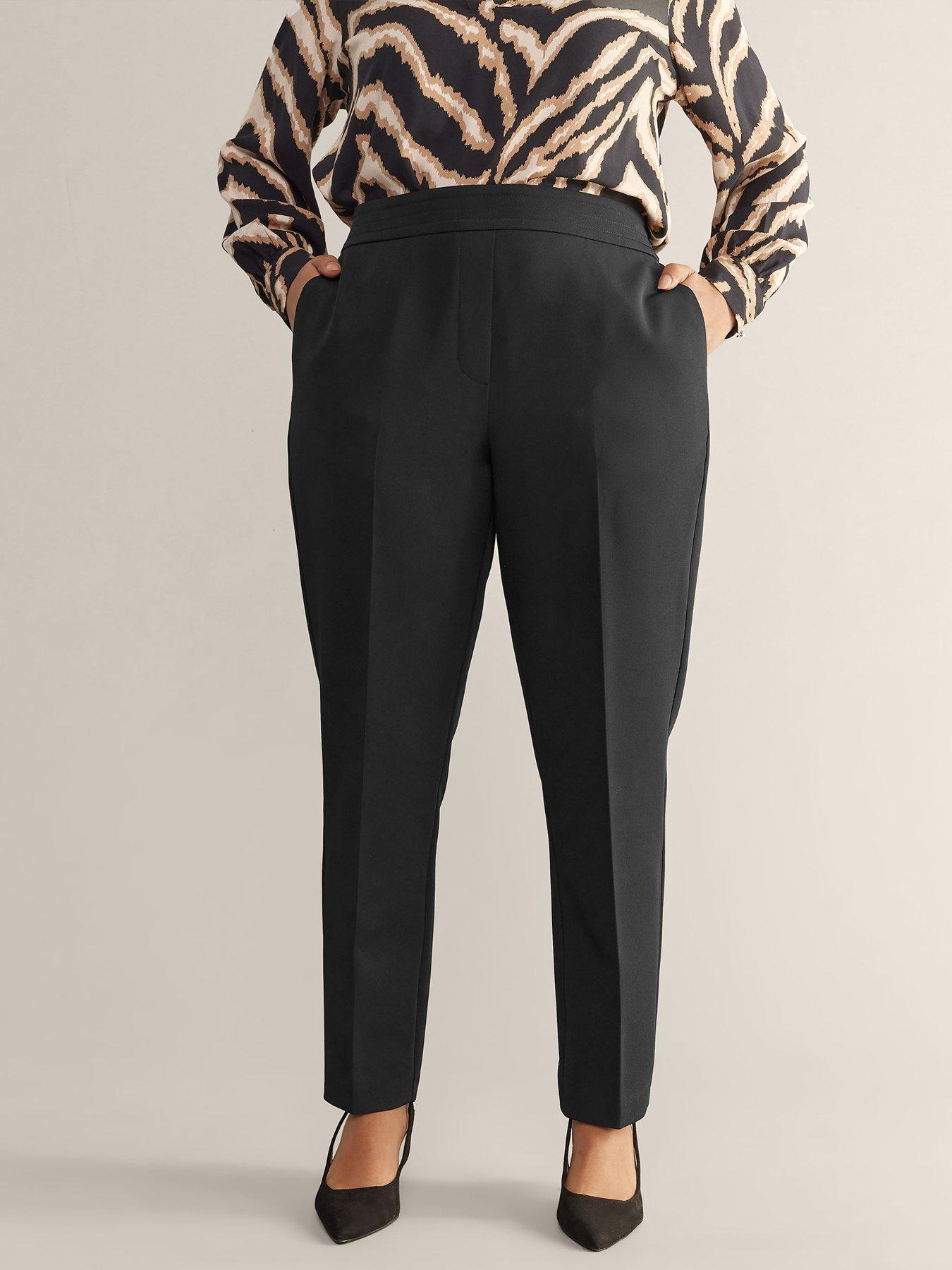 Evans Tapered Leg Trouser Black Very