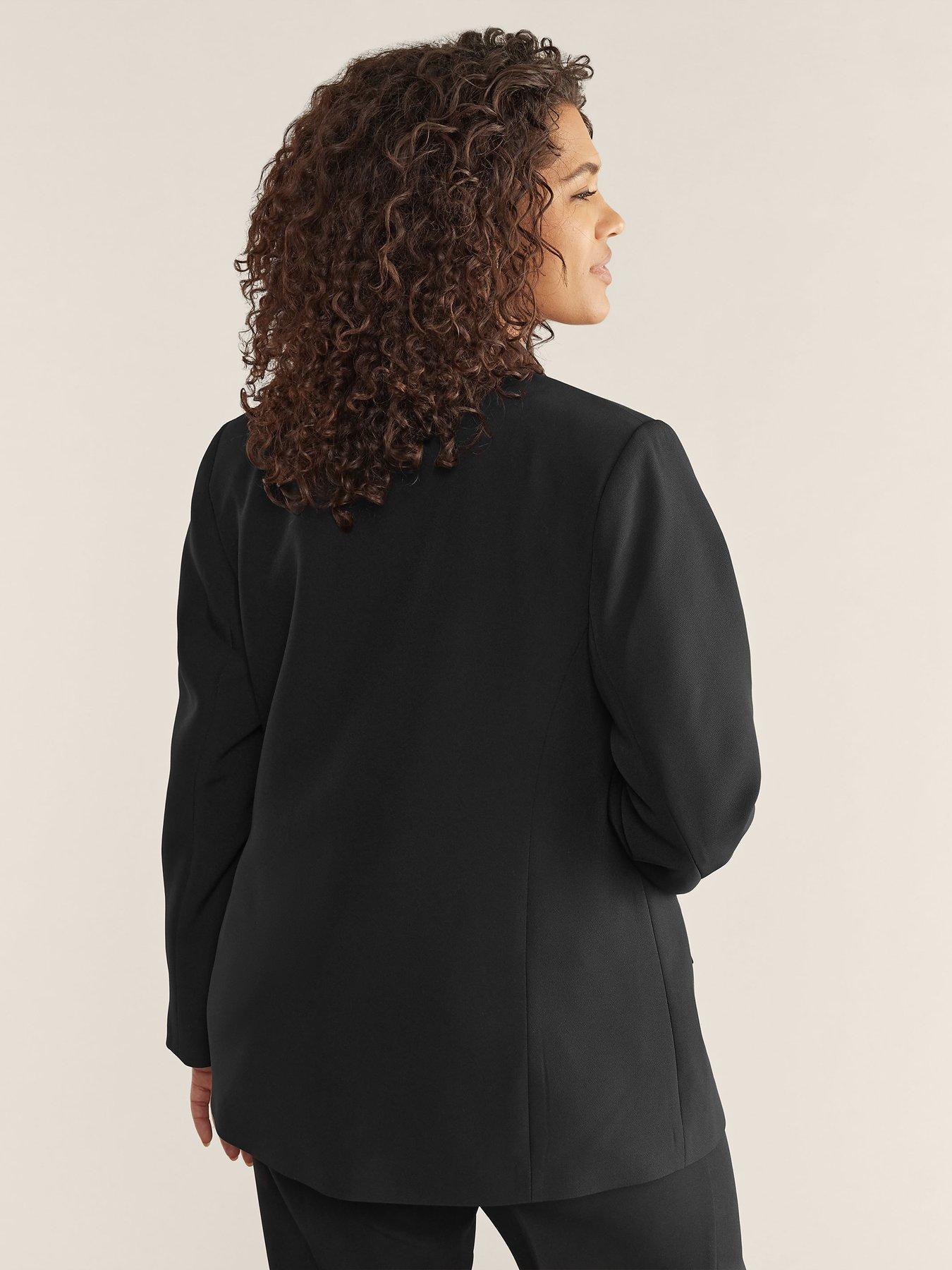 Image 2 of 4 of Evans Edge To Edge Blazer Black