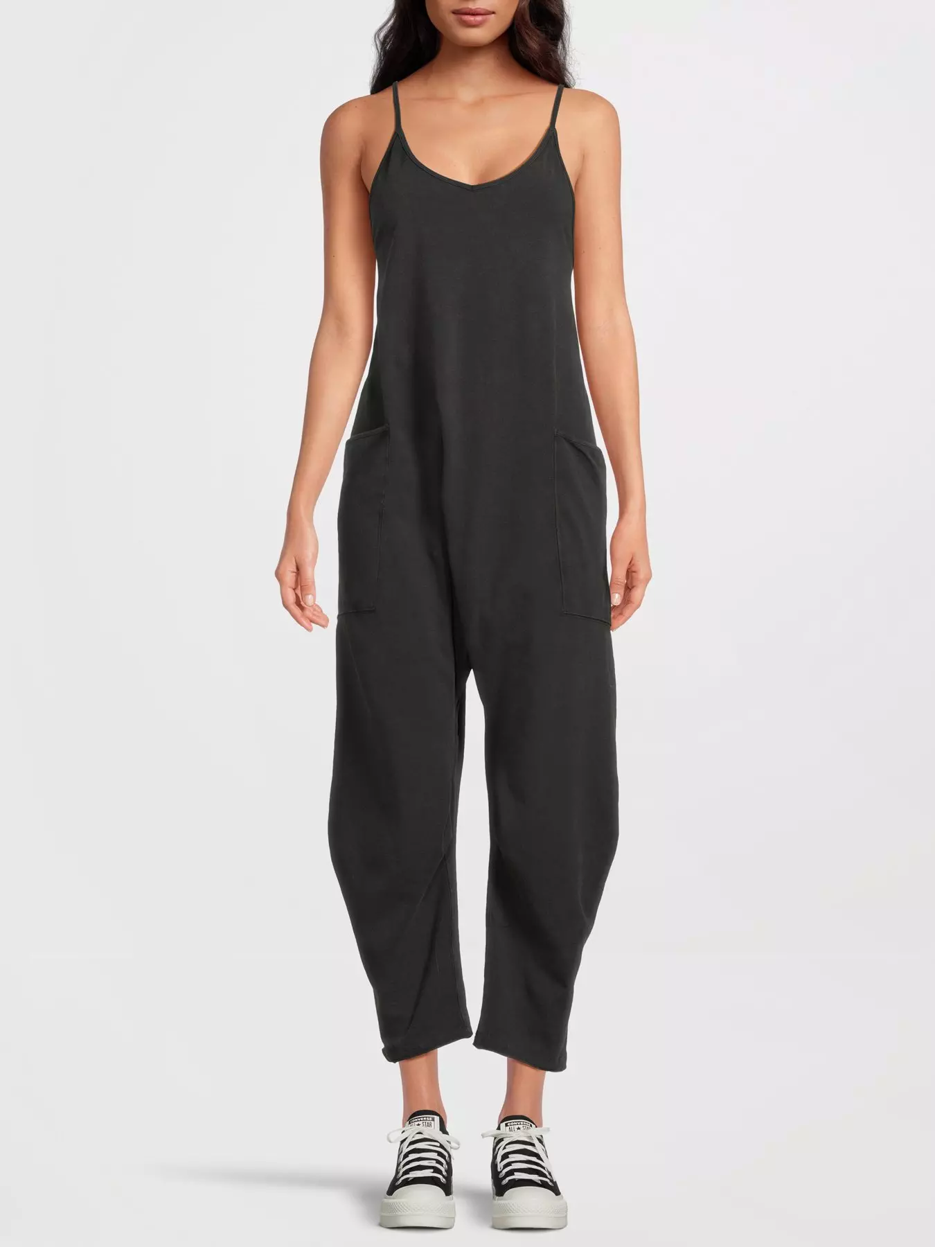 Free People, Pants & Jumpsuits, Free People Nwt Cozy All Day Harem  Leggings Washed Drawstring Black Small New