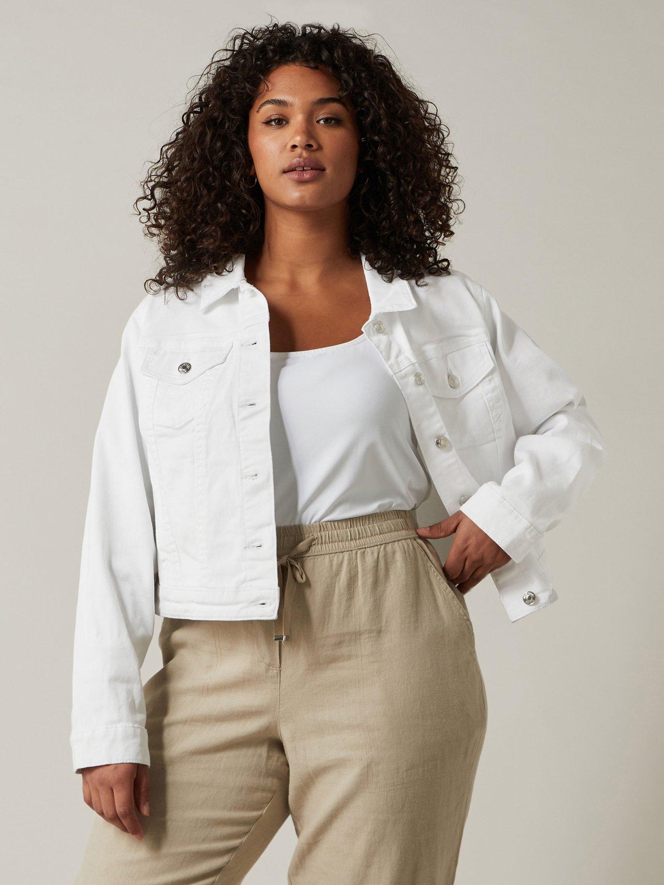 Stay on Trend with Stylish Ladies White Denim Jackets at Very