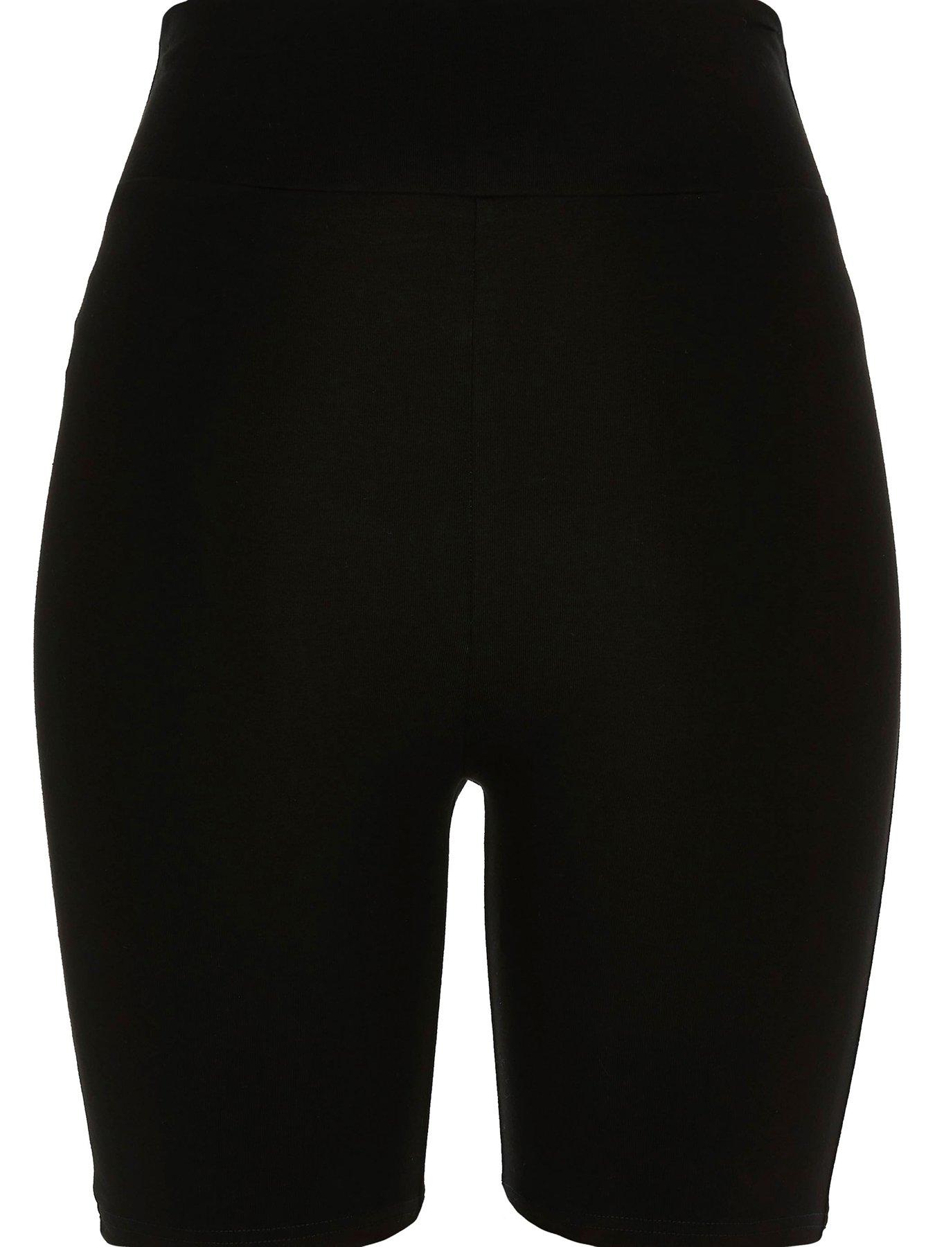 River island black cycling shorts shop