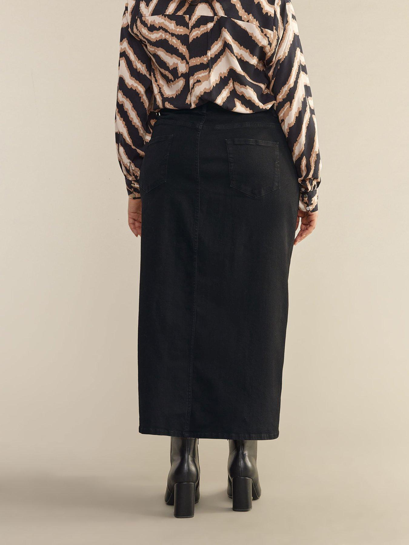 Evans sales denim skirt