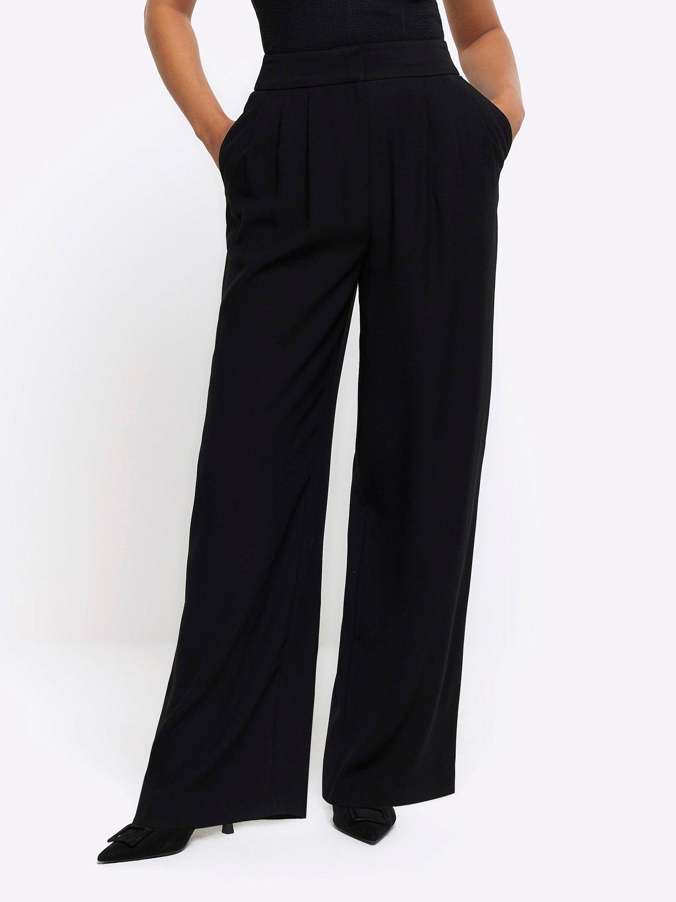 Ladies wide leg evening trousers best sale