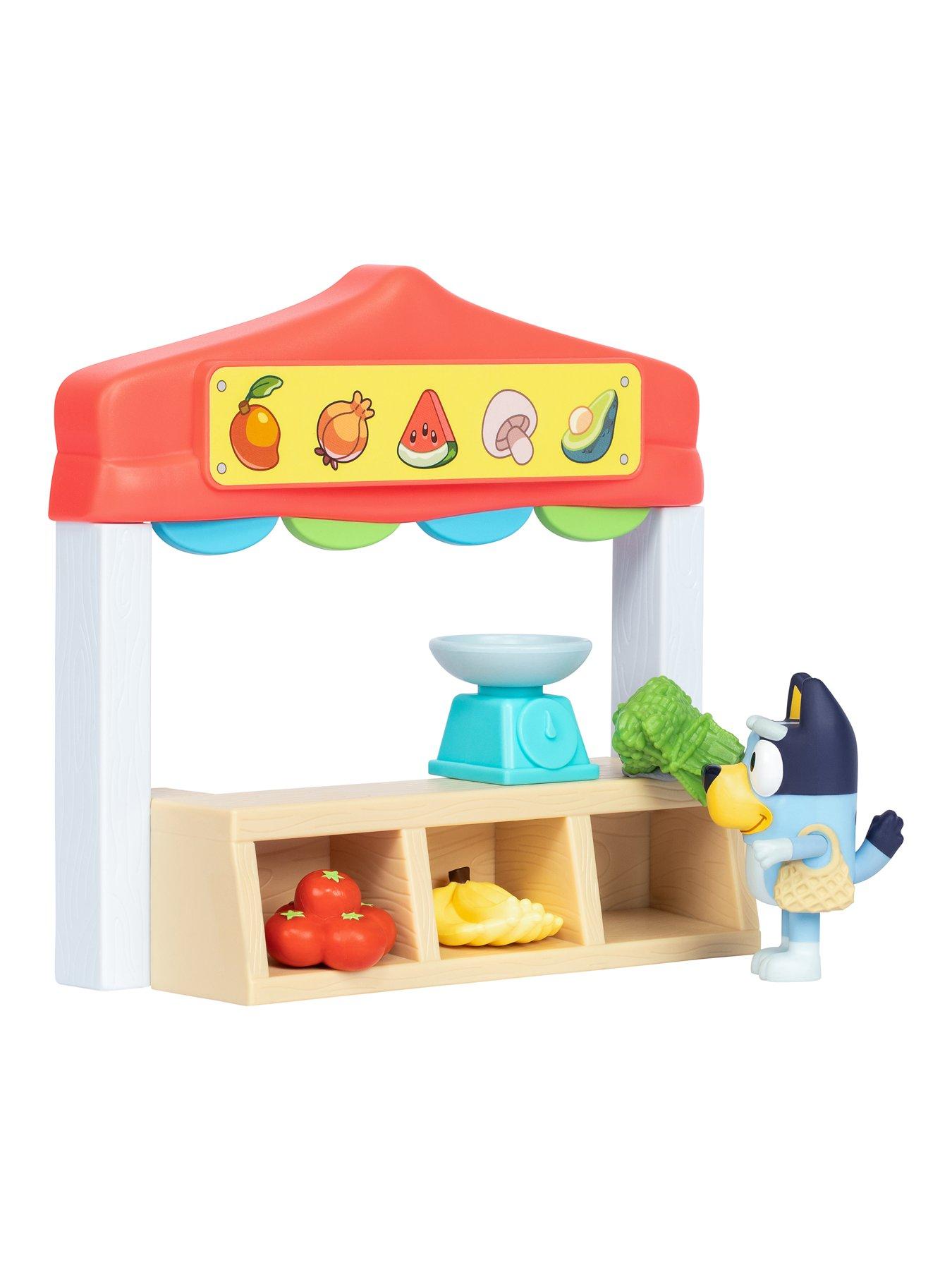 Image 3 of 6 of Bluey Farmers Market Playset, Create Your Own Farmers Market