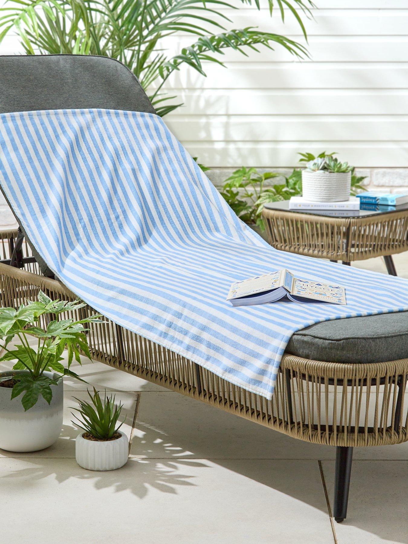 Product photograph of Very Home Roman Beach Towel from very.co.uk