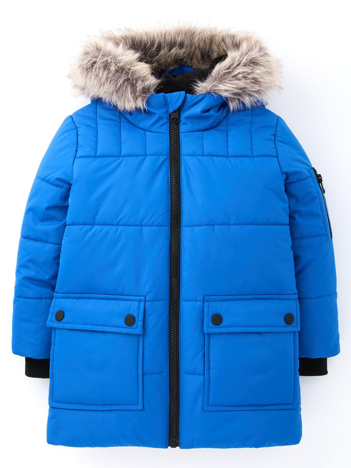 undefined Boys Padded Parka - Blue