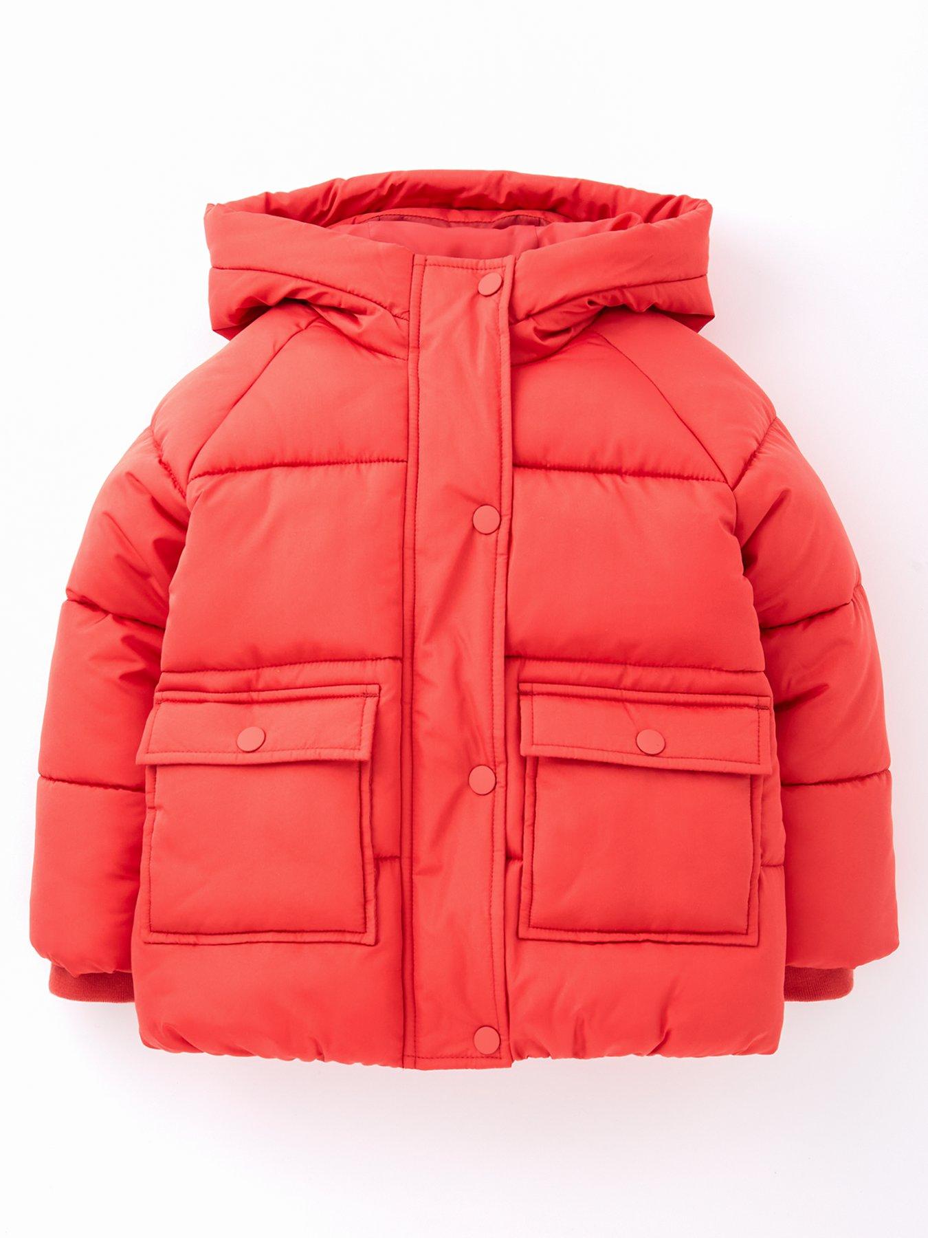 undefined Boys Padded Coat - Orange
