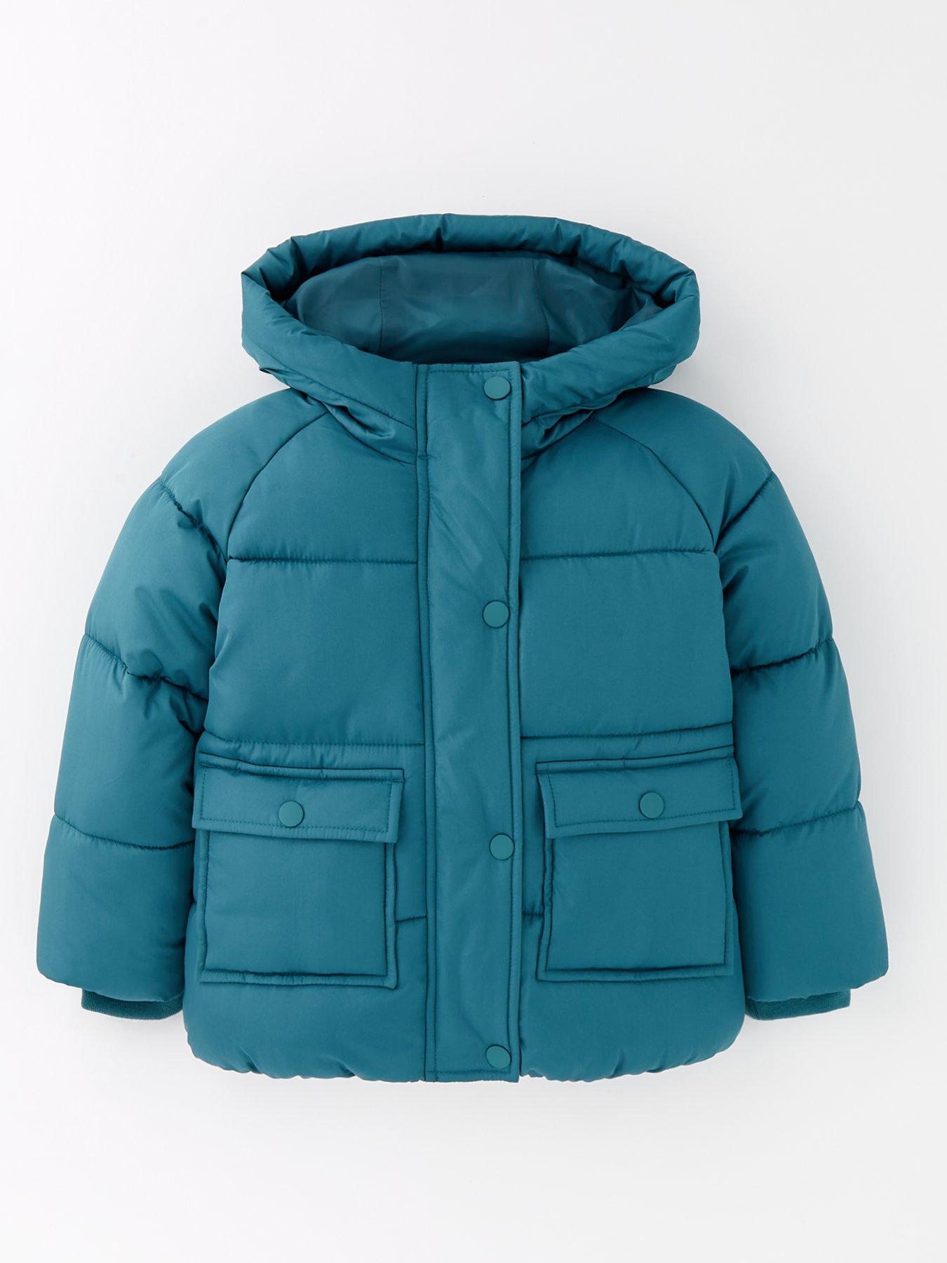 undefined Boys Padded Coat - Green