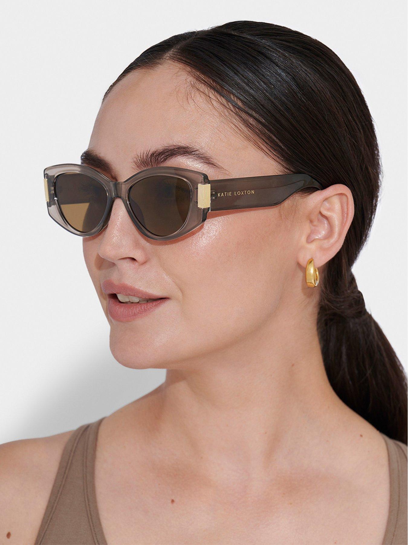 undefined Rimini Sunglasses In Transparent Mink
