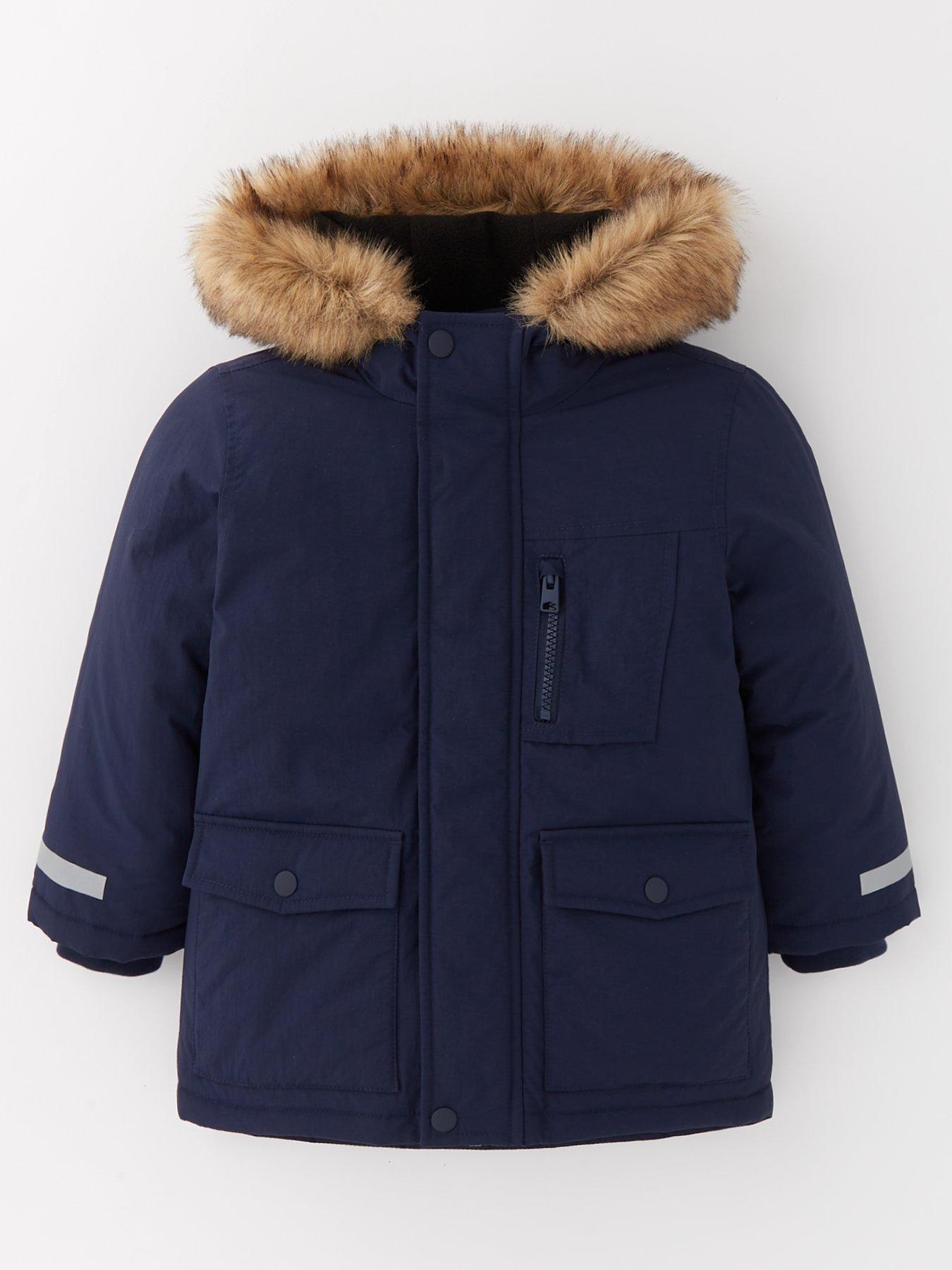 undefined Boys Parka - Navy