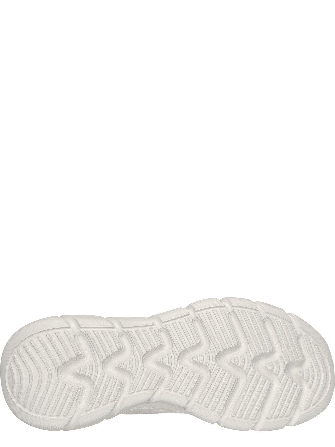 Image 4 of 5 of Skechers Bobs B Flex Hi Flying Hi Lace-up Trainer - Off White