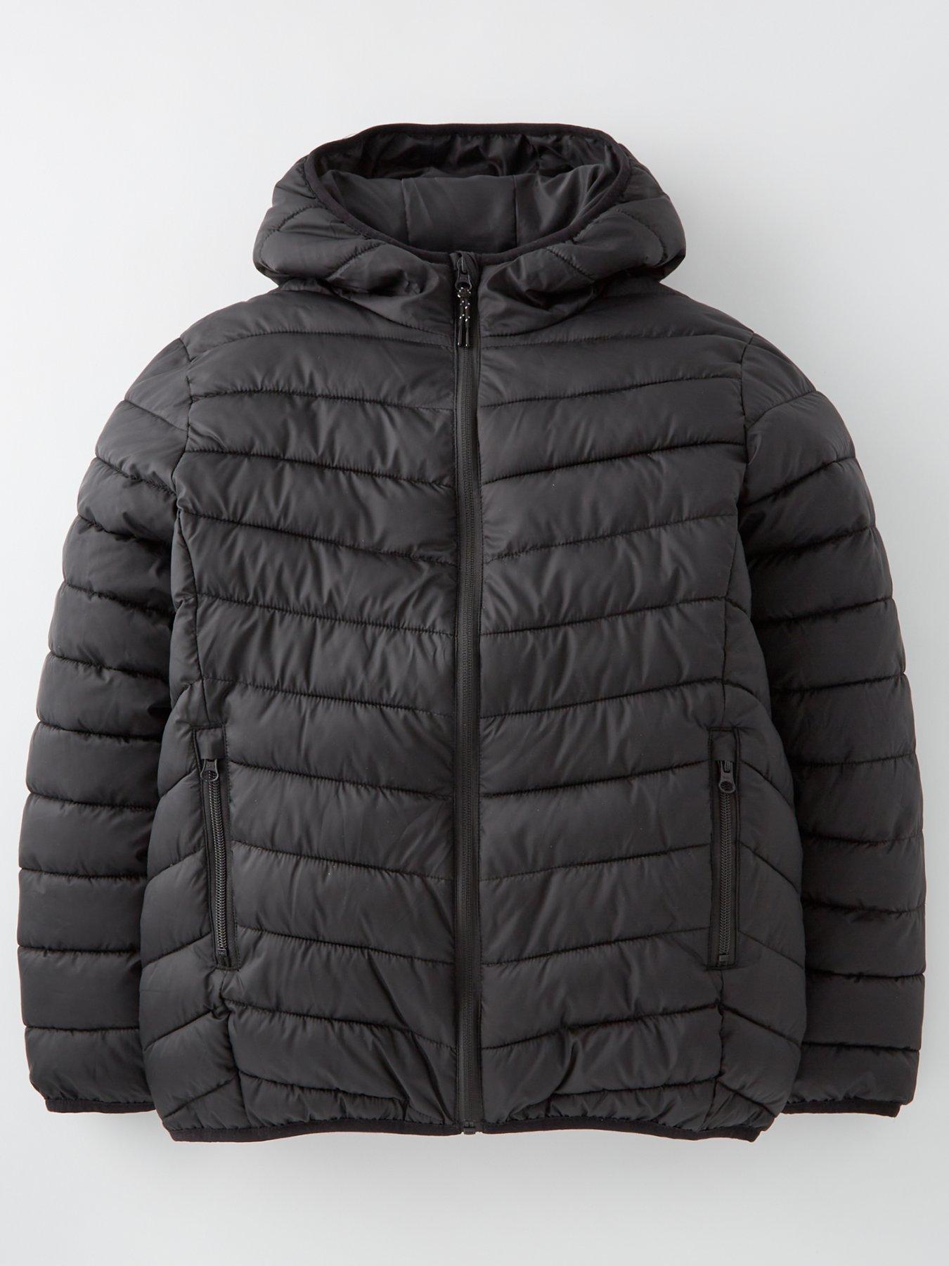 undefined Boys Padded Coat - Black