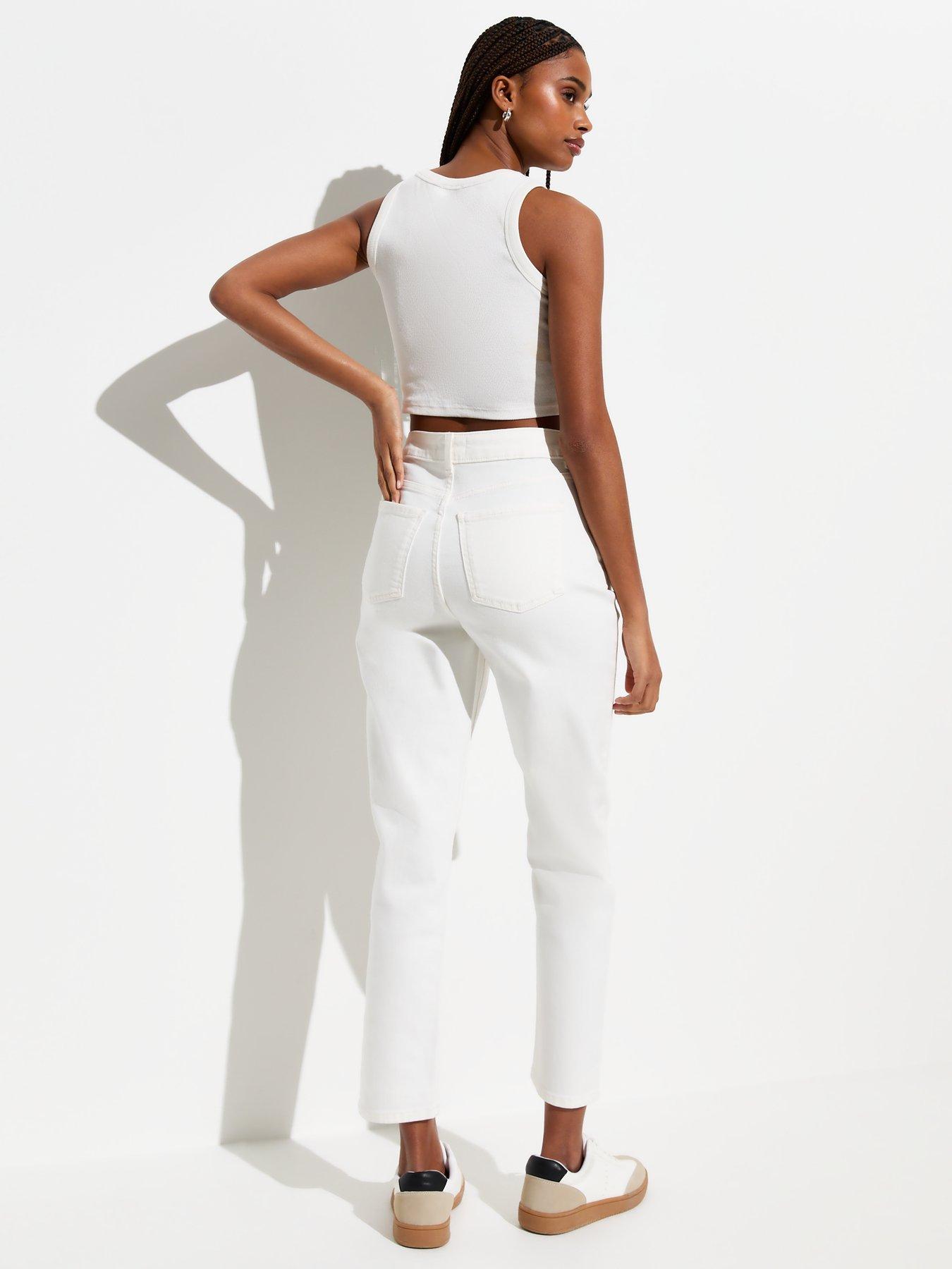 New look 2024 white jeans