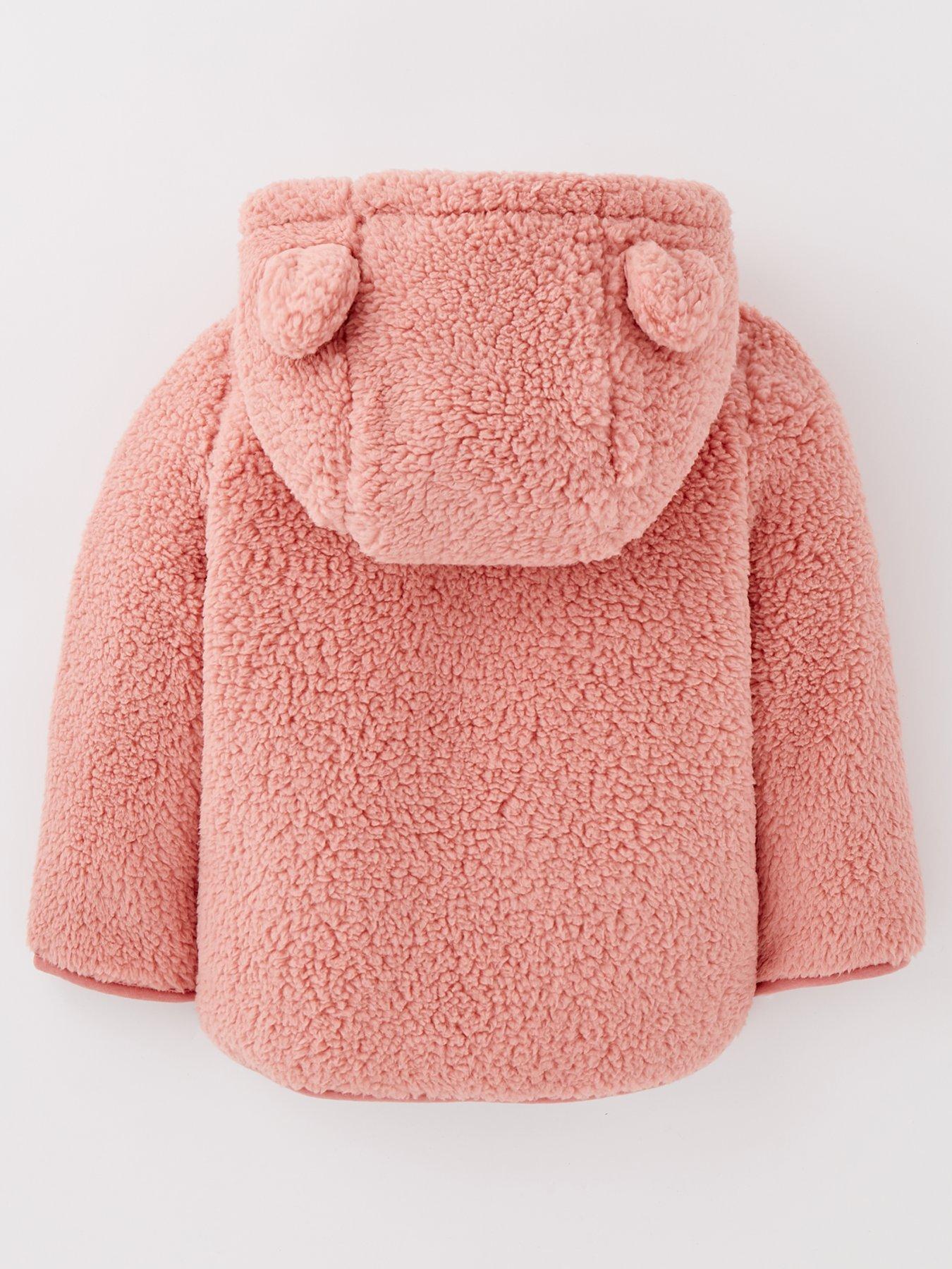 Baby girl borg coat on sale