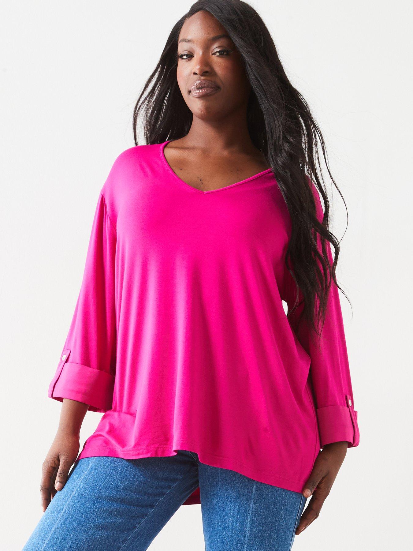 Women's plus size casual tops hot sale