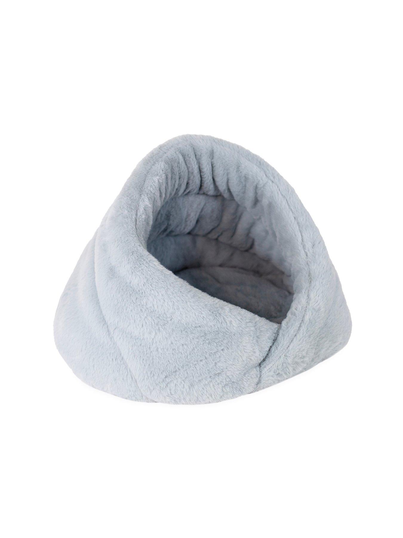 Product photograph of Rosewood Wrap Hideaway Fur Bed Blue from very.co.uk