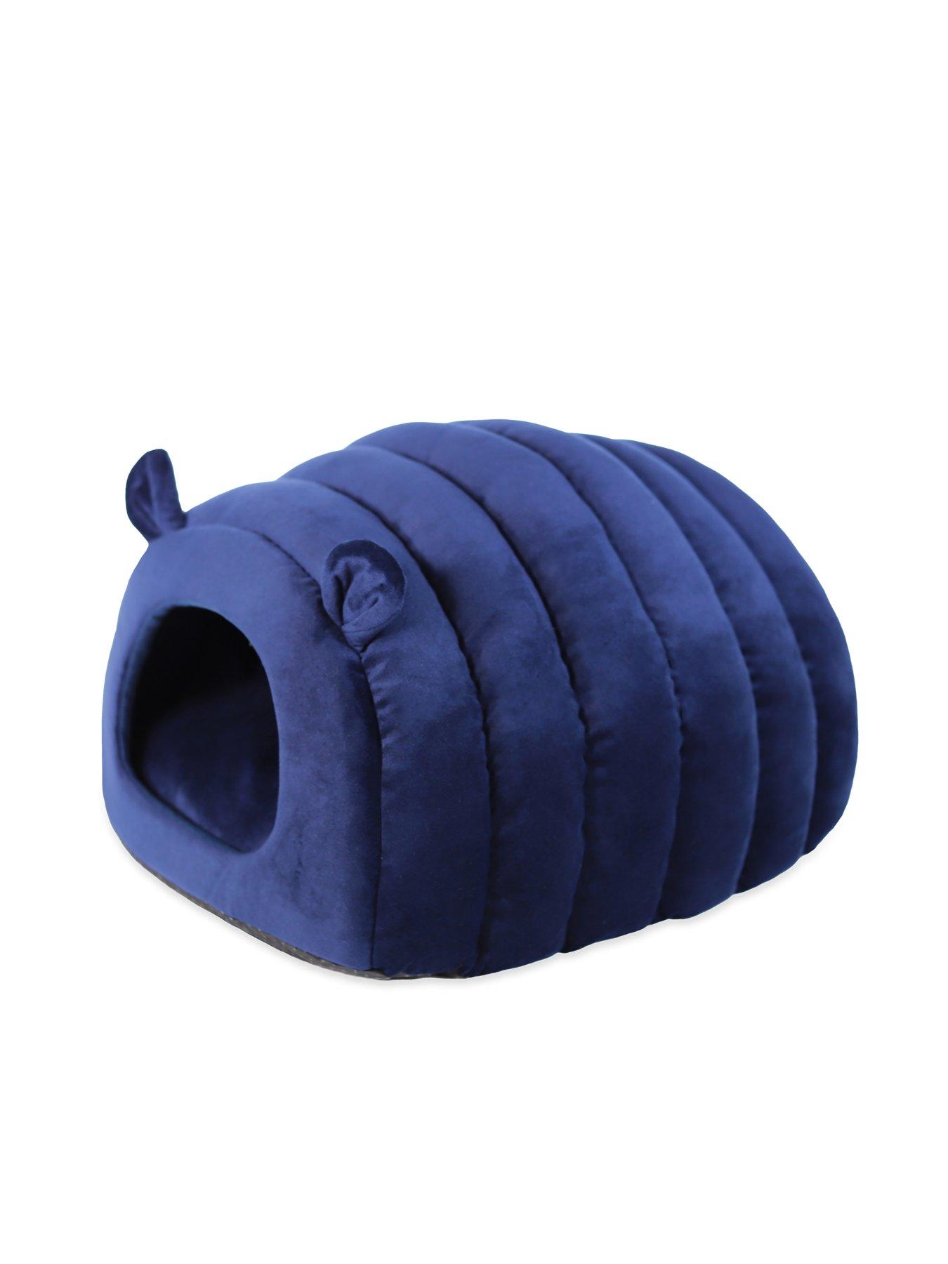 undefined Navy Velvet Hideaway Bed