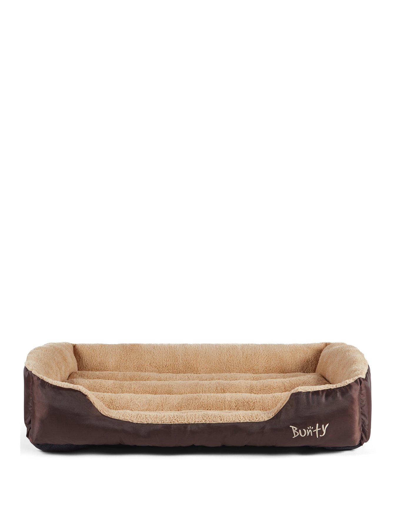 Product photograph of Bunty Deluxe Pet Bed Brown - Extra Extra Large from very.co.uk