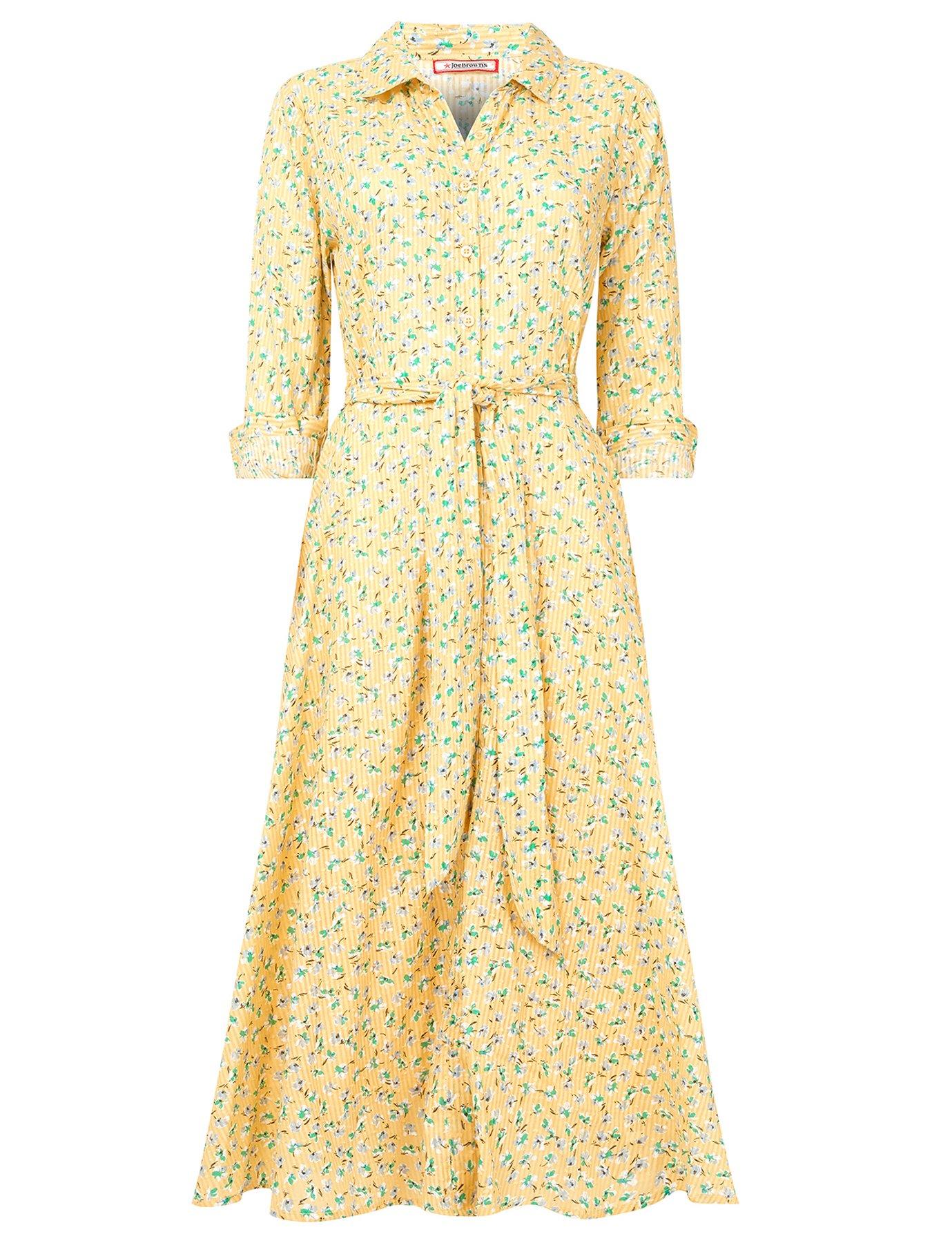 Joe Browns Petite Spring Days Dress - Yellow | Very.co.uk