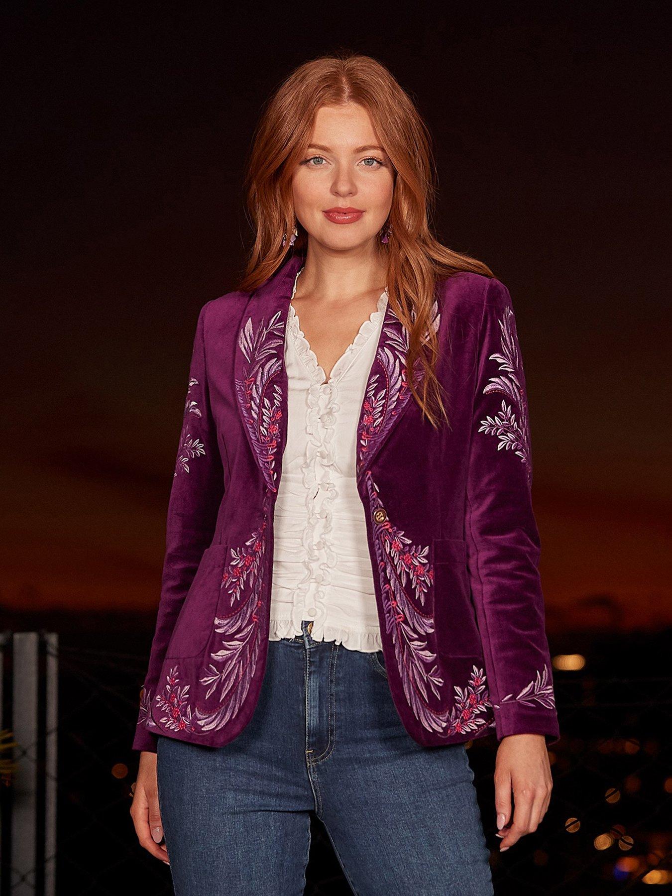 Joe Browns Remarkable Boutique Blazer - Purple