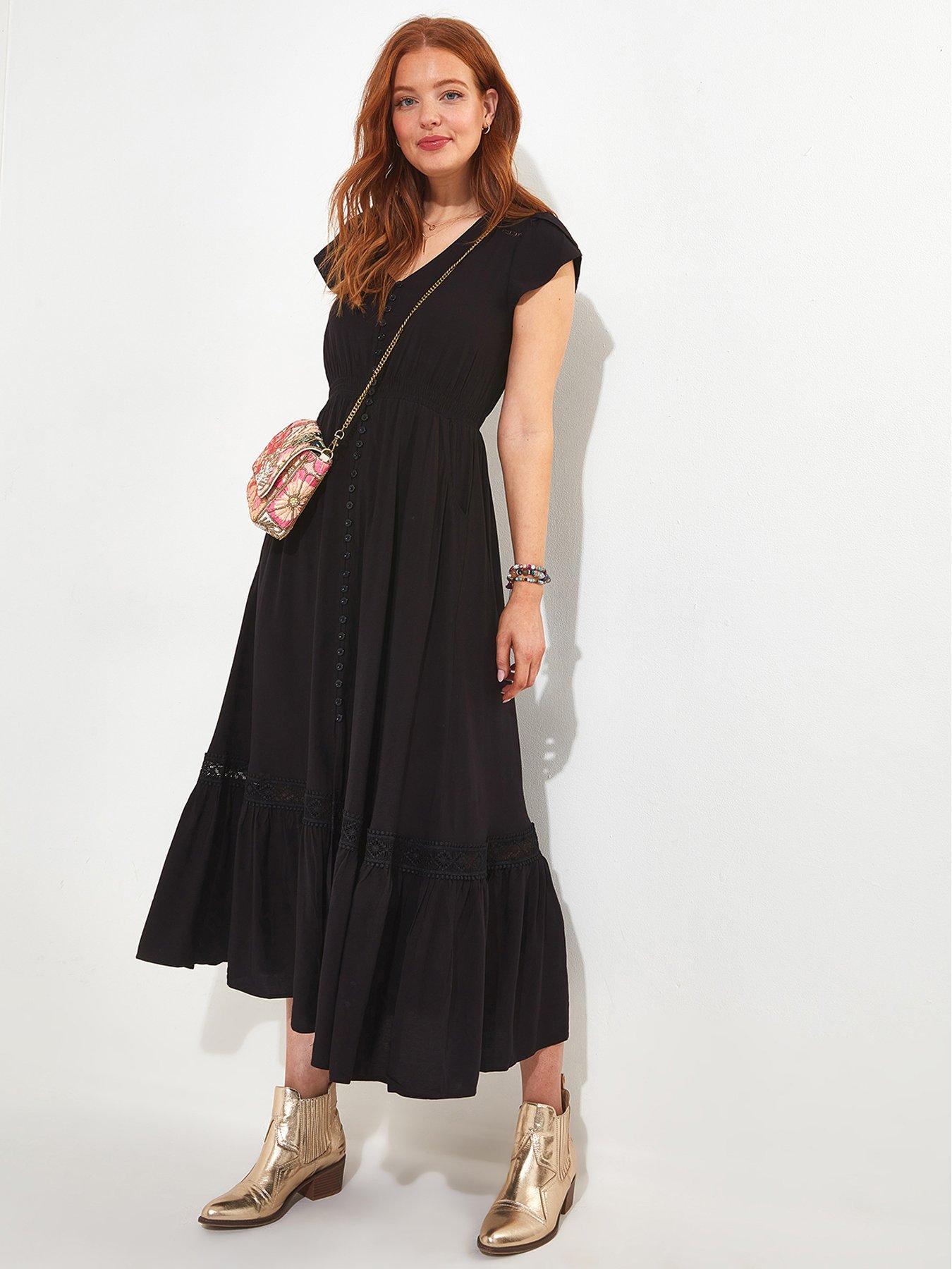 Dresses Maxi Dresses Casual Black 12 Women Very Page 2