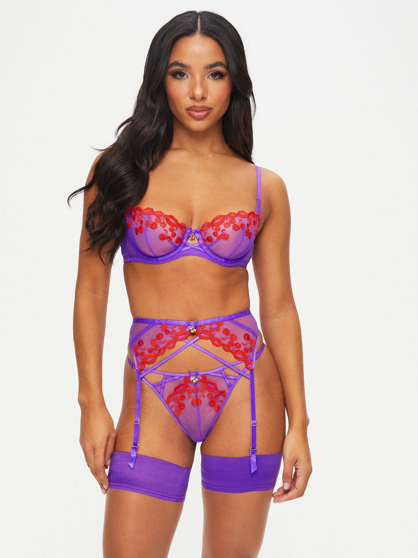 Buy Ann Summers Purple Sexy Lace Planet Padded Plunge Bra from Next Ireland