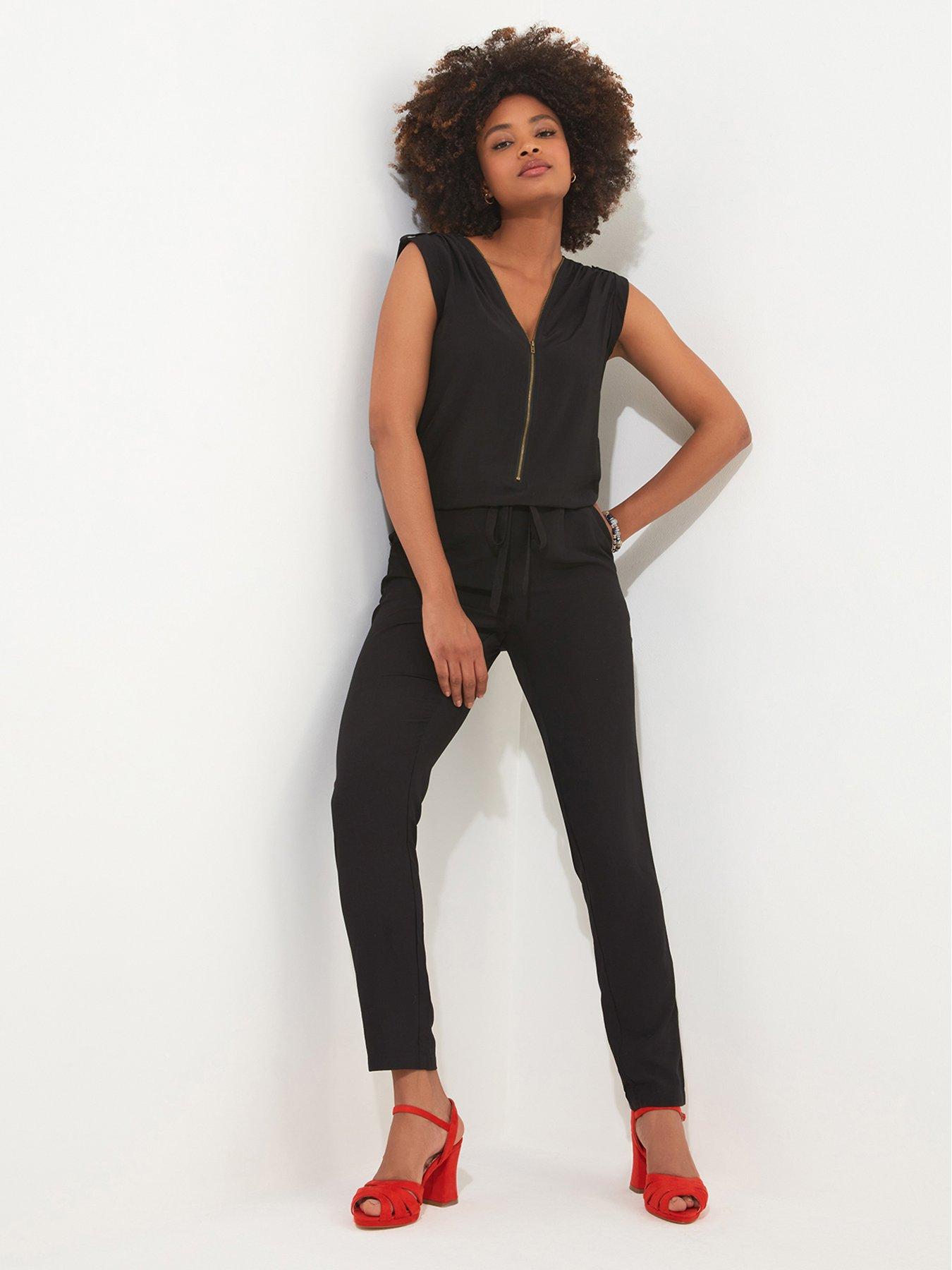 Image 3 of 6 of Joe Browns Zip Front Jumpsuit - Black