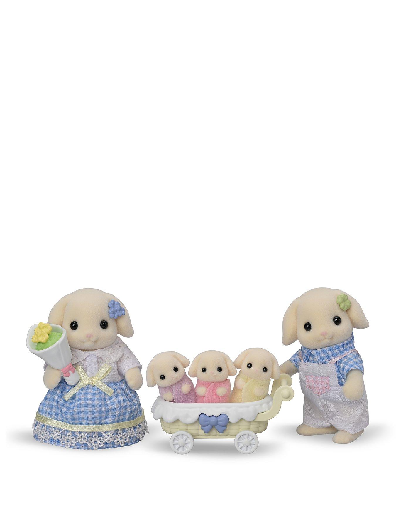 Image 1 of 5 of Sylvanian Families Flora Rabbit Family