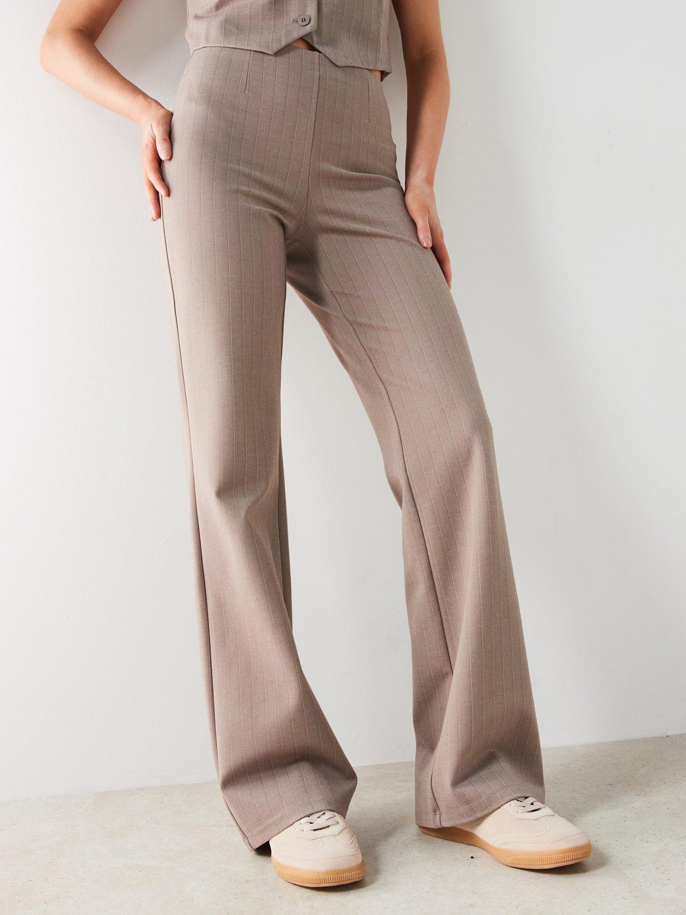 Mango High waist Straight Trousers Very