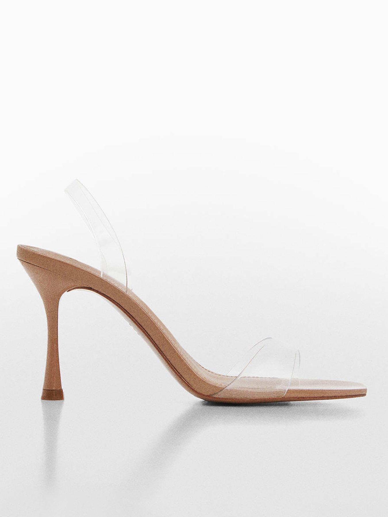 Mango clear heels hotsell