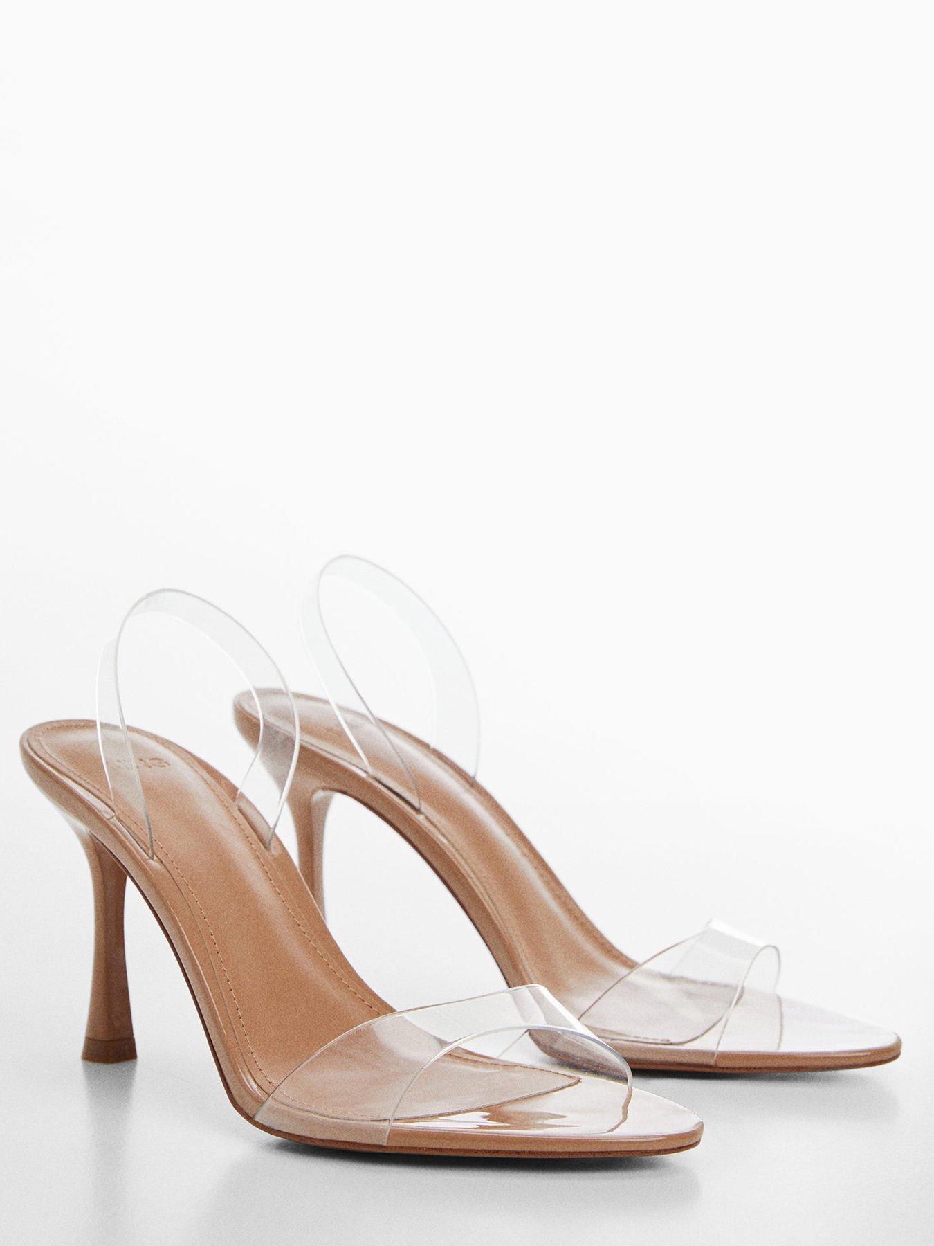 Mango clear hot sale heels