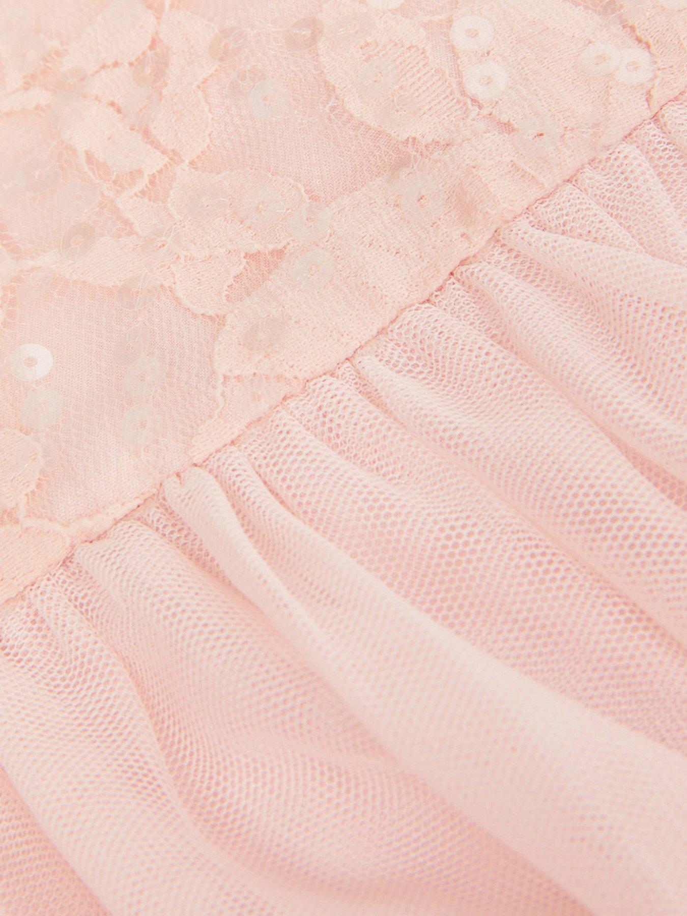 Monsoon pink truth sequin best sale maxi dress