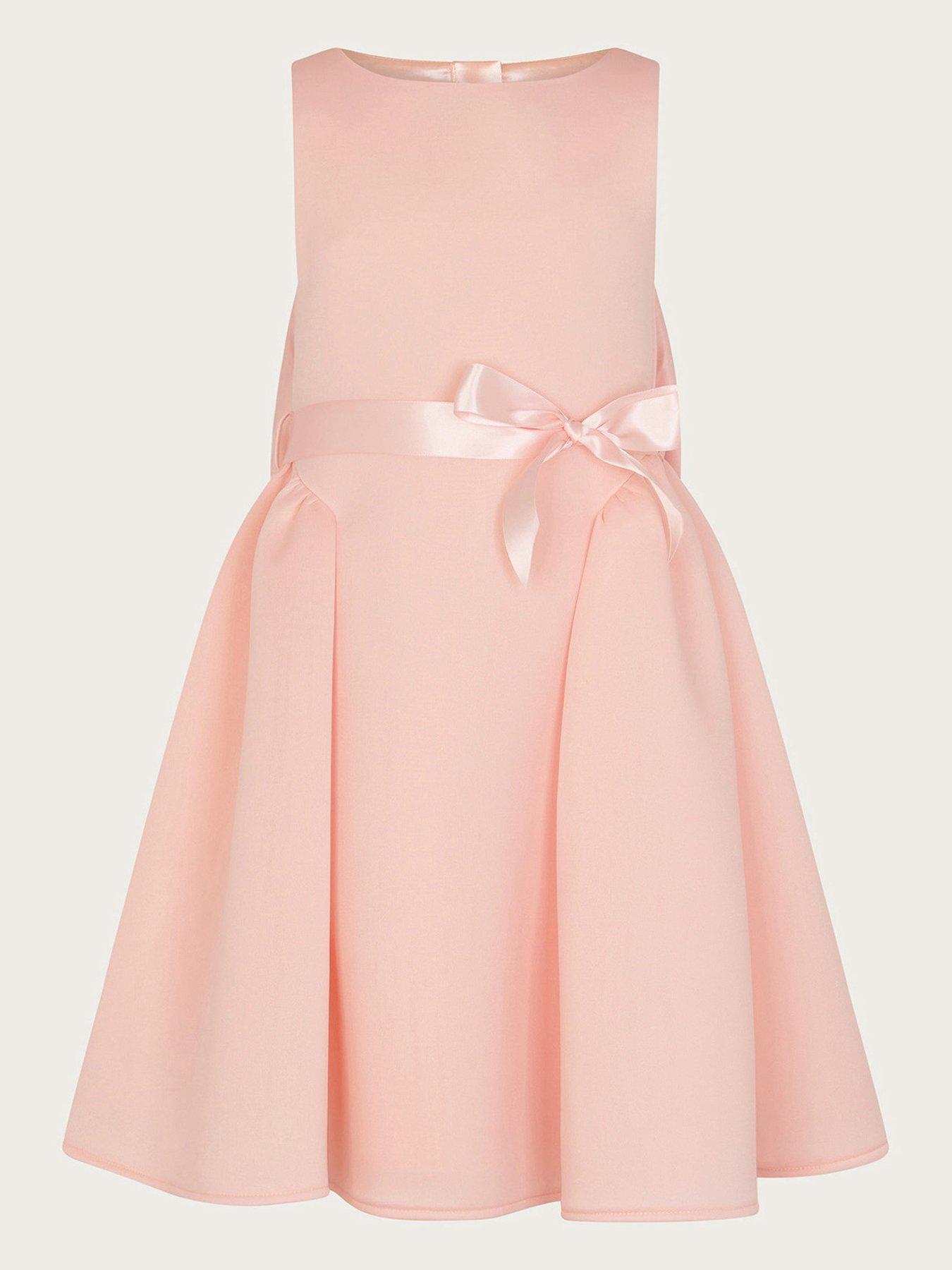 Childrens pink shop bridesmaid dresses uk